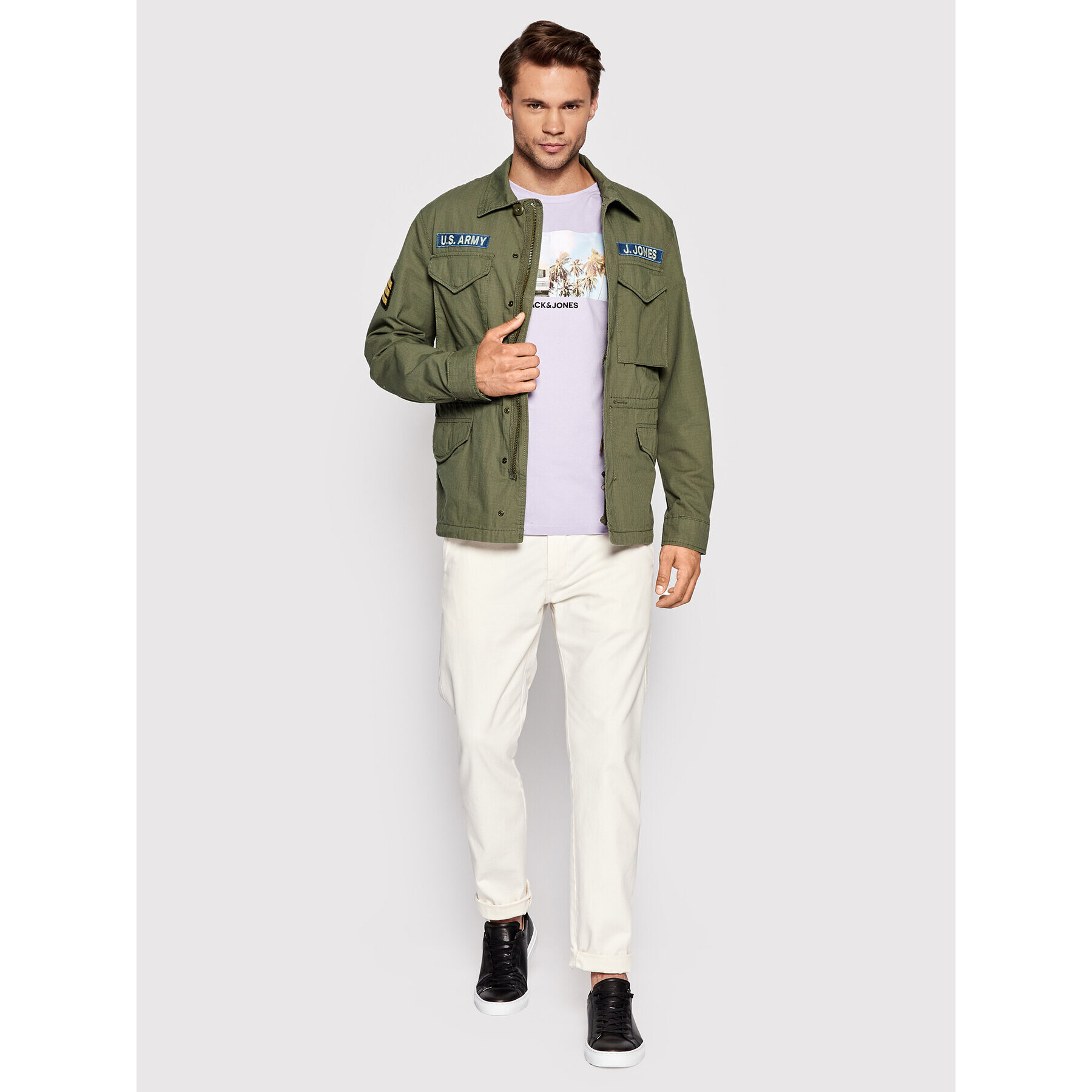 Jack&Jones PREMIUM Geacă Marine 12209871 Verde Regular Fit - Pled.ro