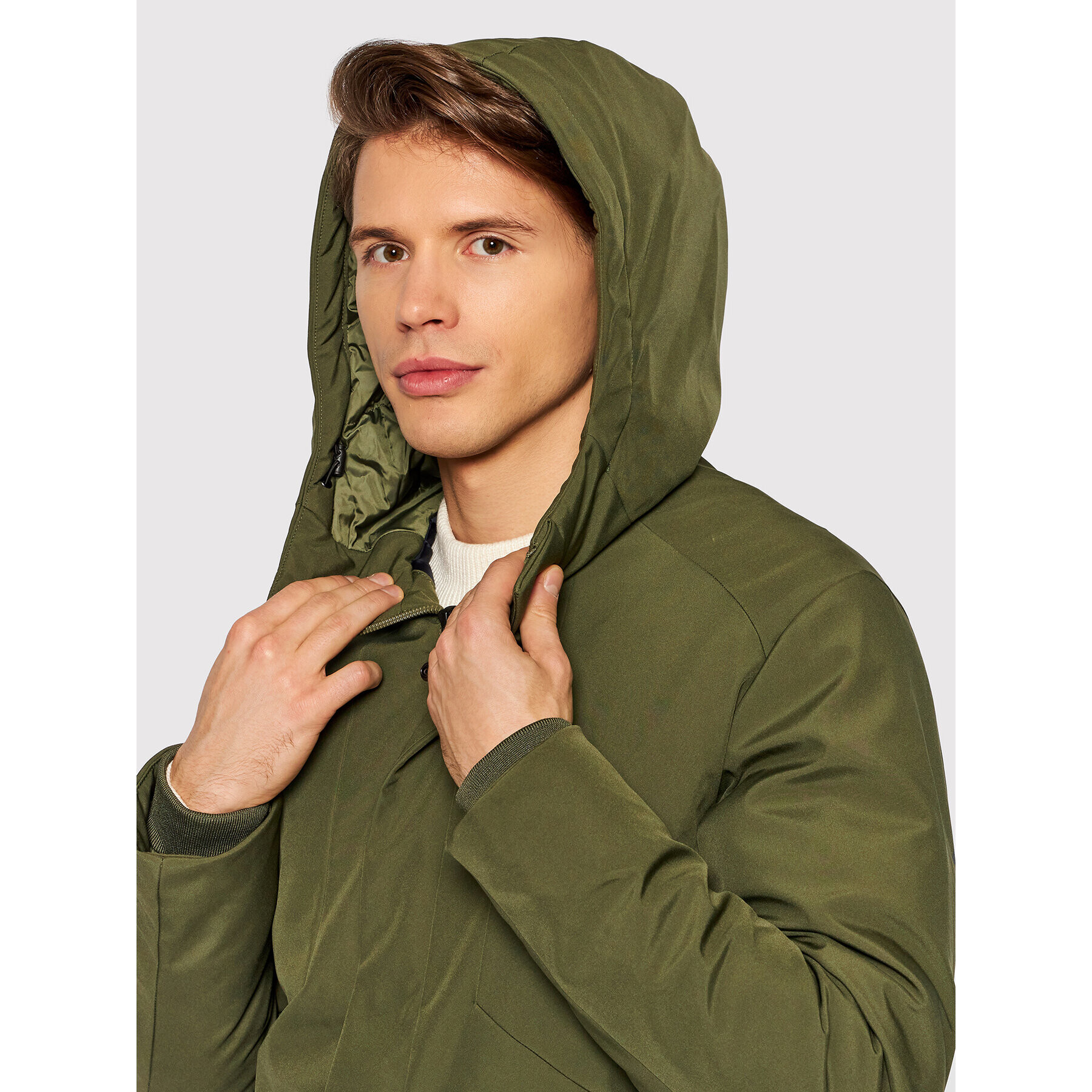 Jack&Jones PREMIUM Geacă Reid 12192160 Verde Regular Fit - Pled.ro