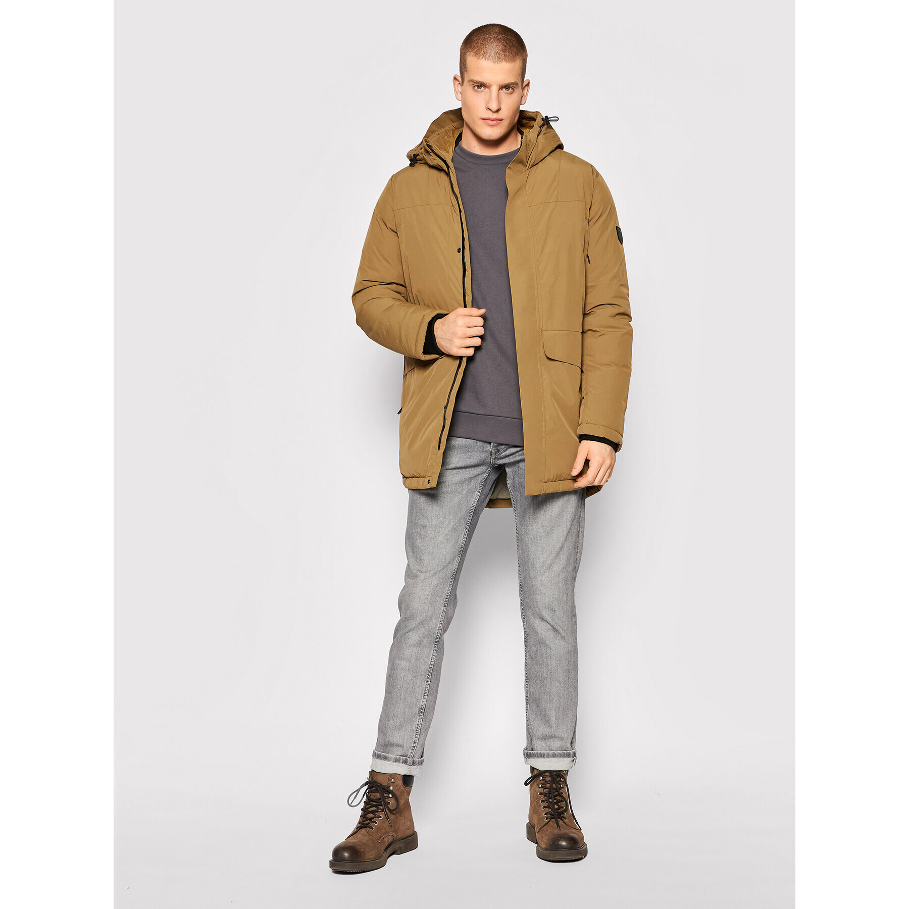 Jack&Jones PREMIUM Hanorac Blaharold 12192814 Maro Regular Fit - Pled.ro