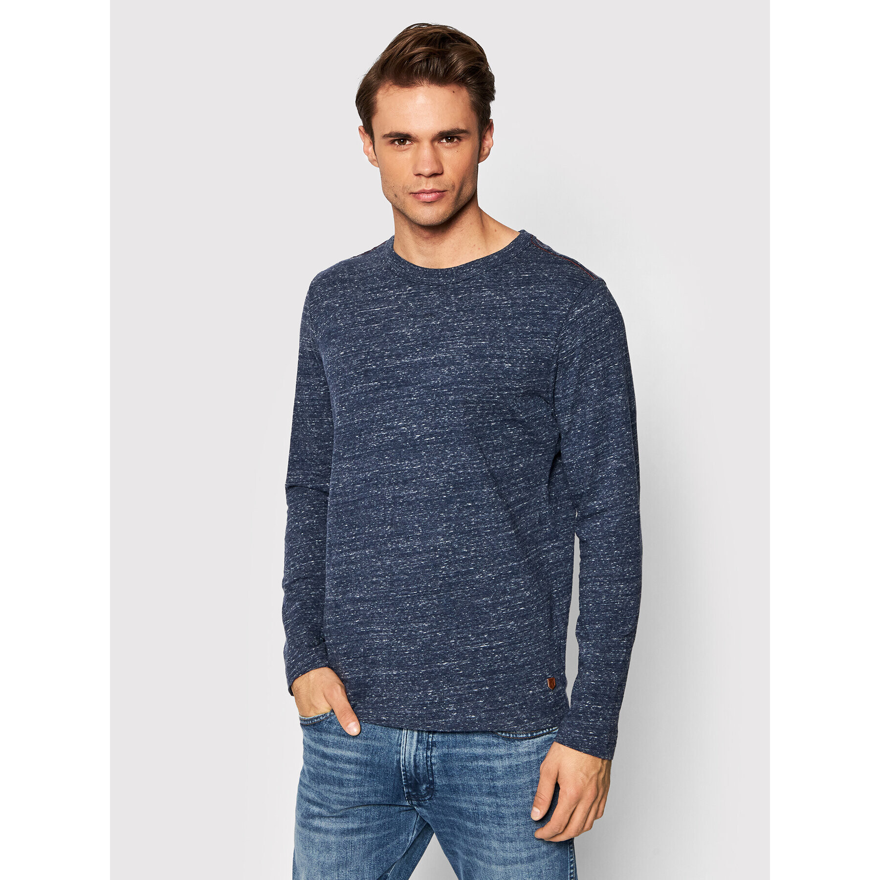 Jack&Jones PREMIUM Longsleeve Blubowery 12199731 Bleumarin Classic Fit - Pled.ro