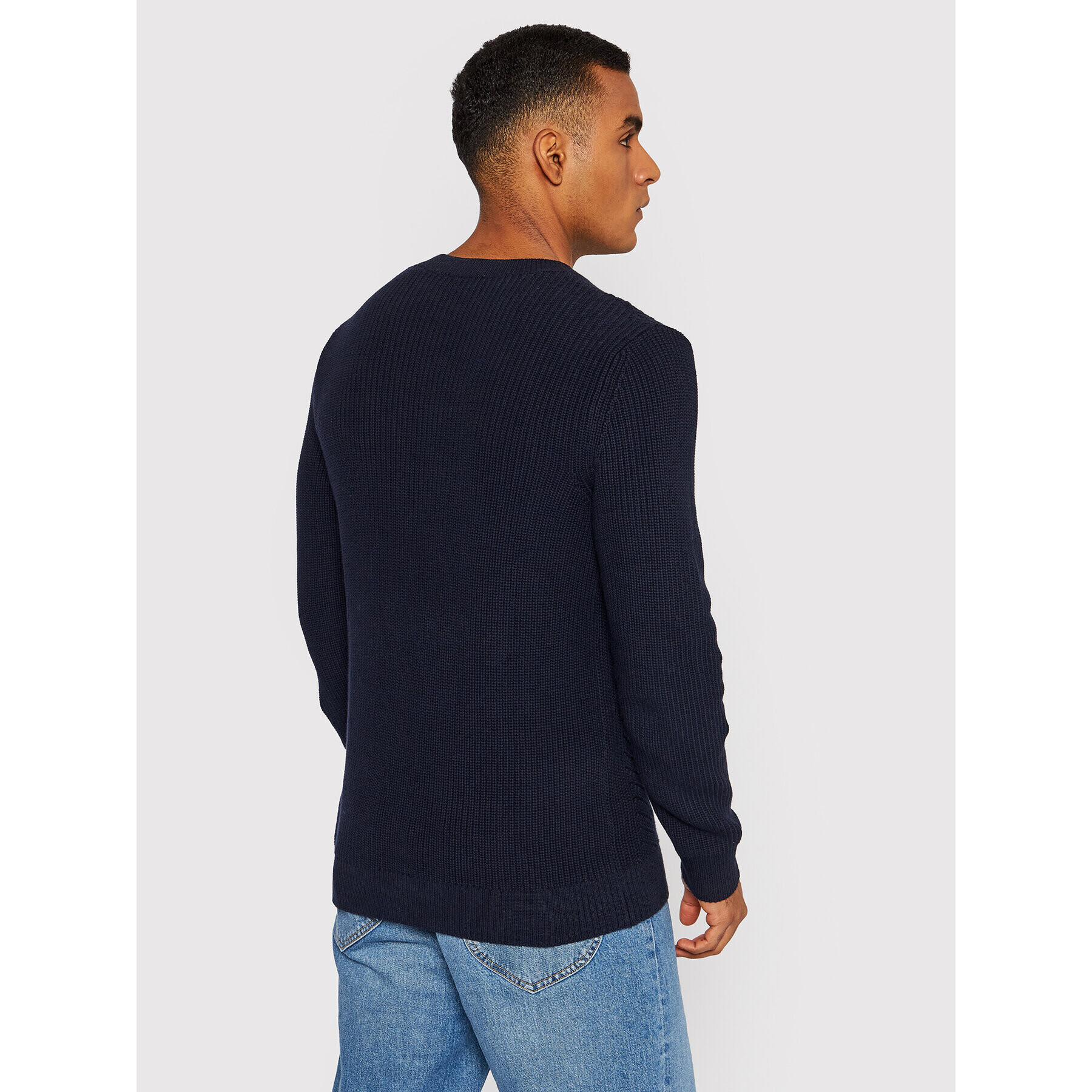 Jack&Jones PREMIUM Pulover Blavalle 12197595 Bleumarin Regular Fit - Pled.ro