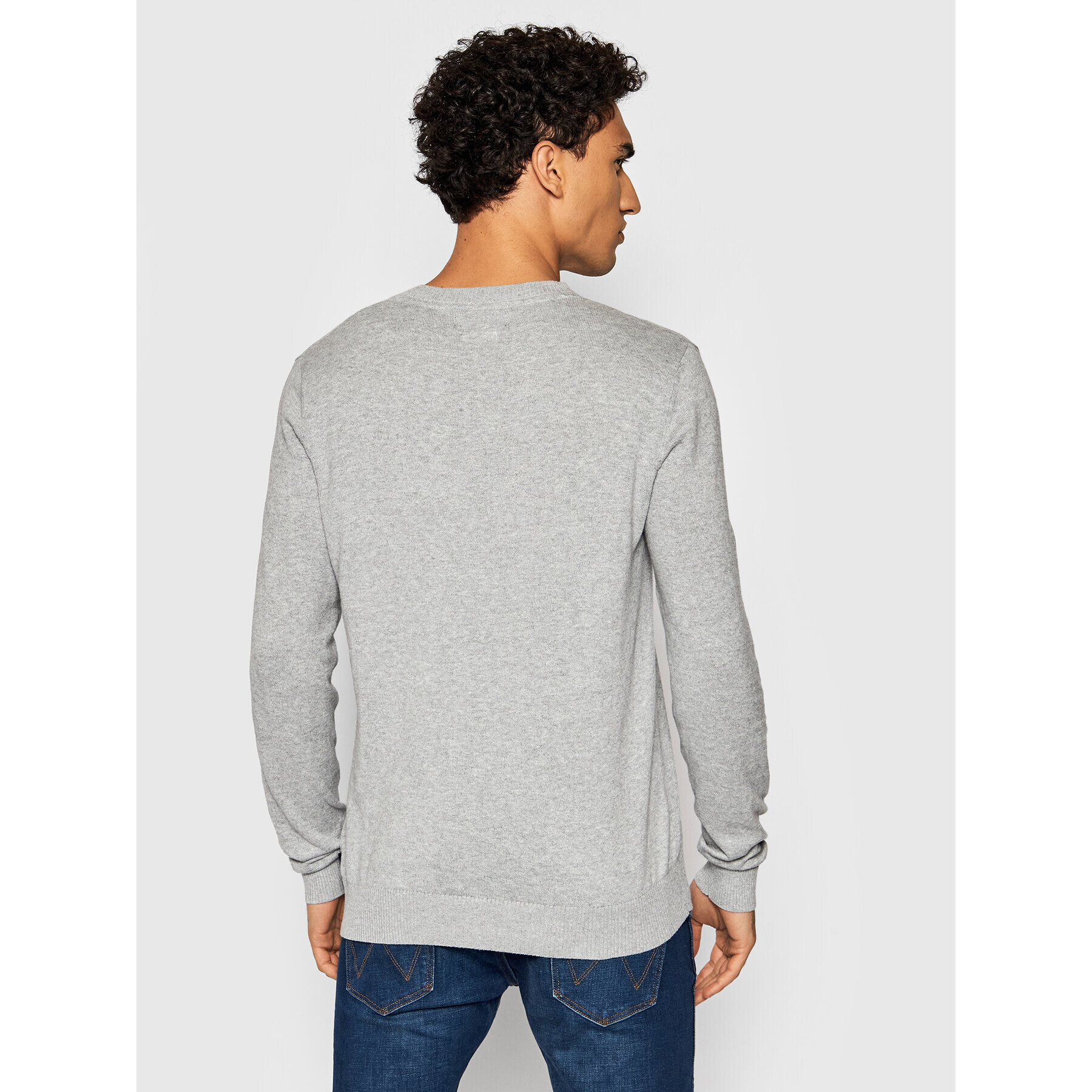 Jack&Jones PREMIUM Pulover Bluray 12192311 Gri Regular Fit - Pled.ro