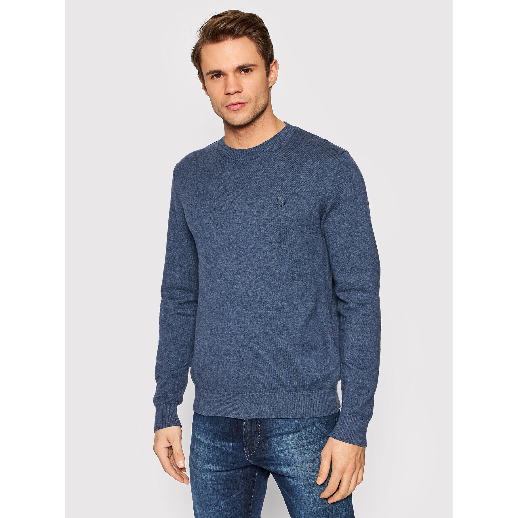 Jack&Jones PREMIUM Pulover Ray 12192311 Bleumarin Regular Fit - Pled.ro