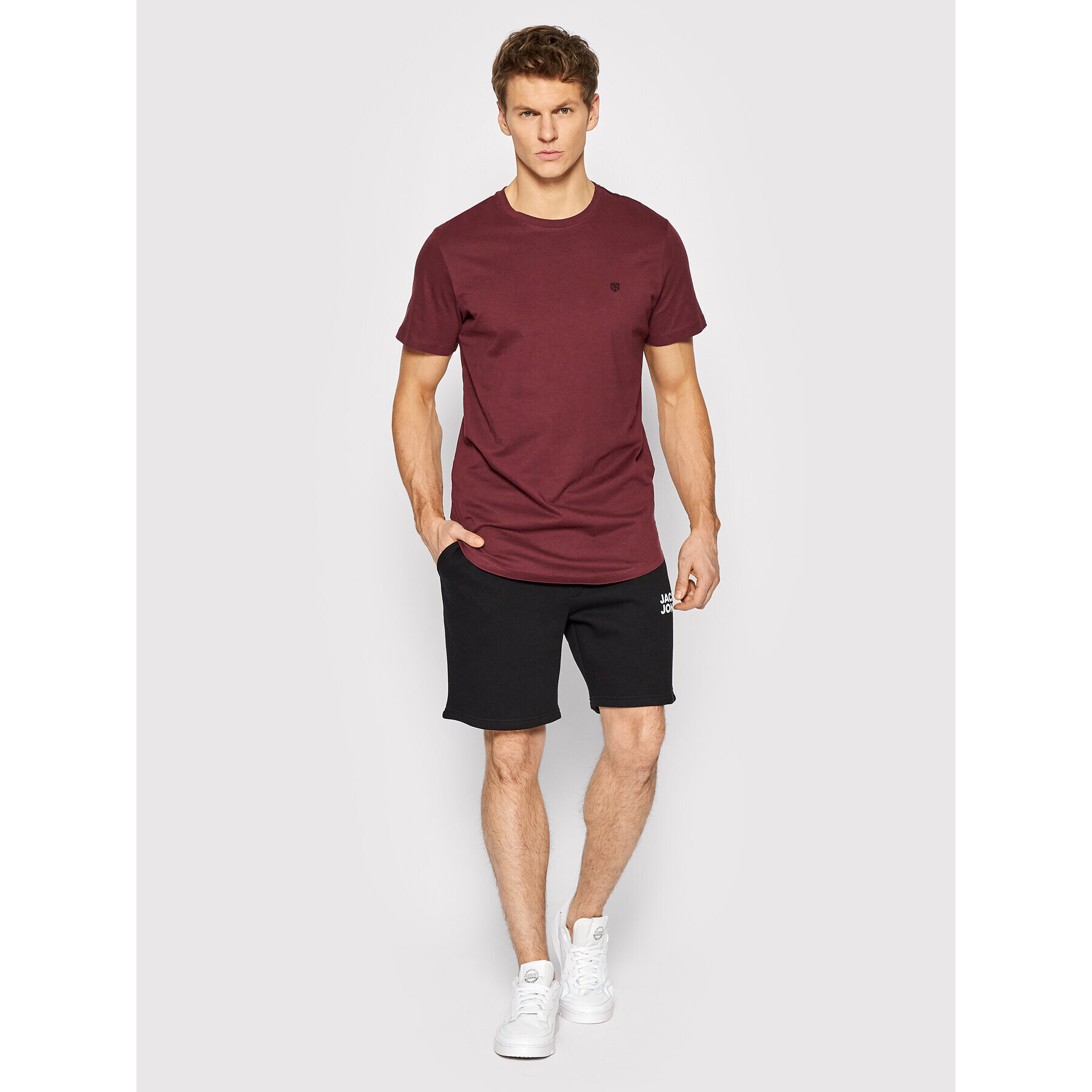 Jack&Jones PREMIUM Set 5 tricouri Brody 12190468 Colorat Regular Fit - Pled.ro