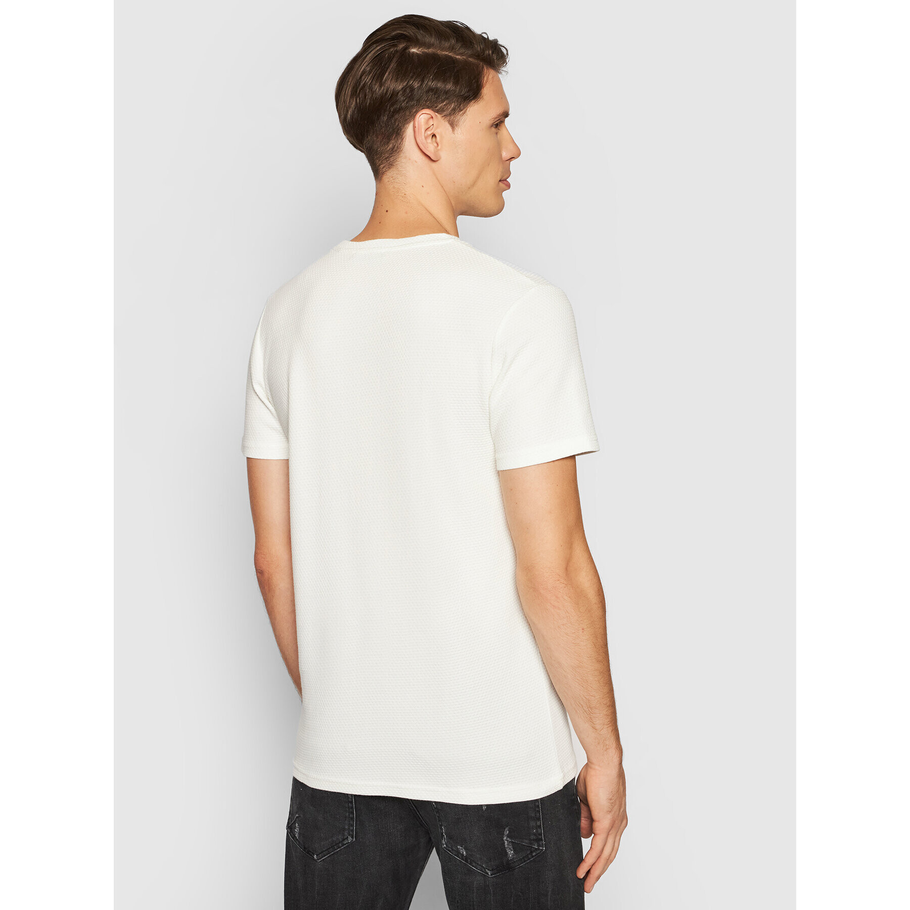 Jack&Jones PREMIUM Tricou Blafranco 12175825 Bej Regular Fit - Pled.ro