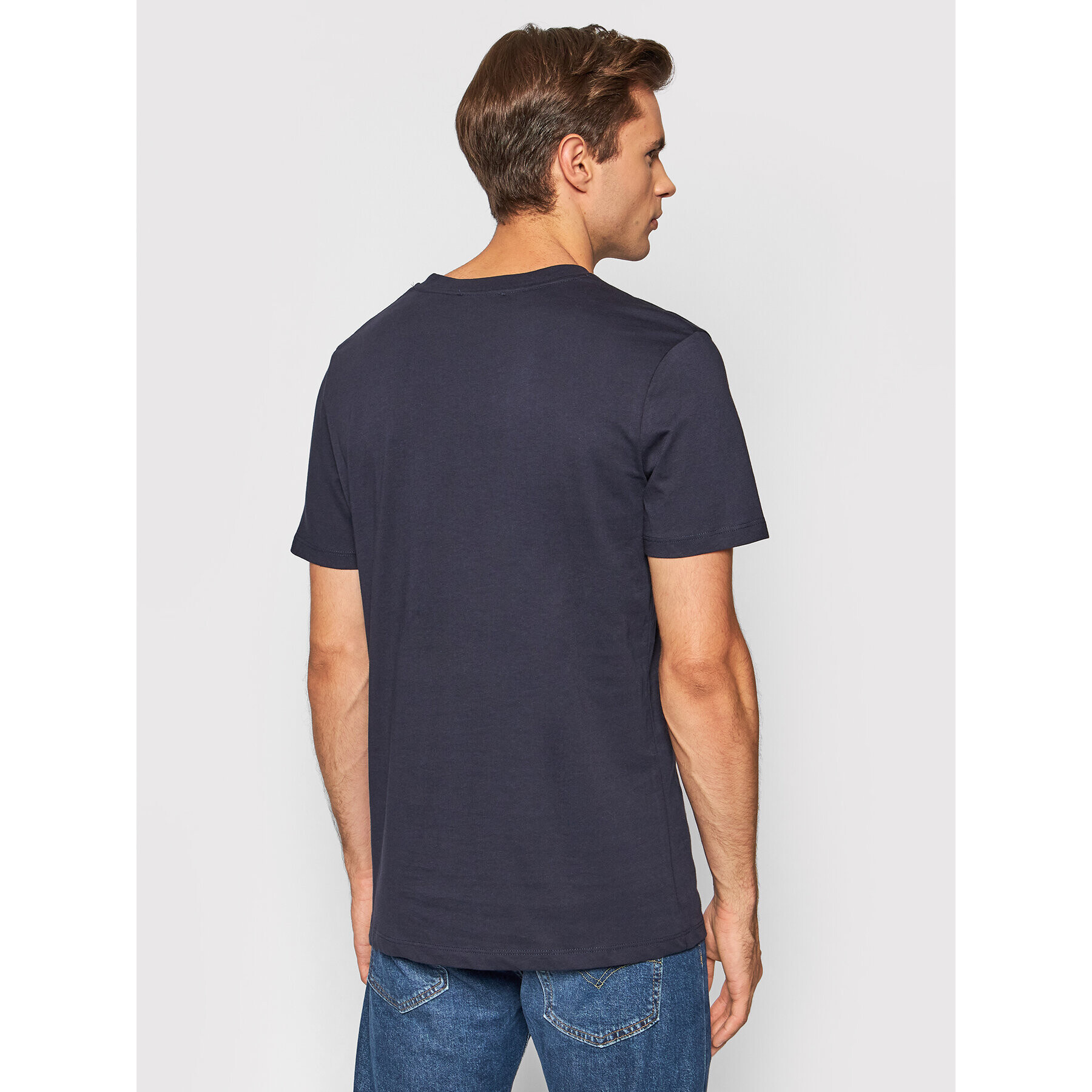 Jack&Jones PREMIUM Tricou Blalogo 12195084 Bleumarin Regular Fit - Pled.ro