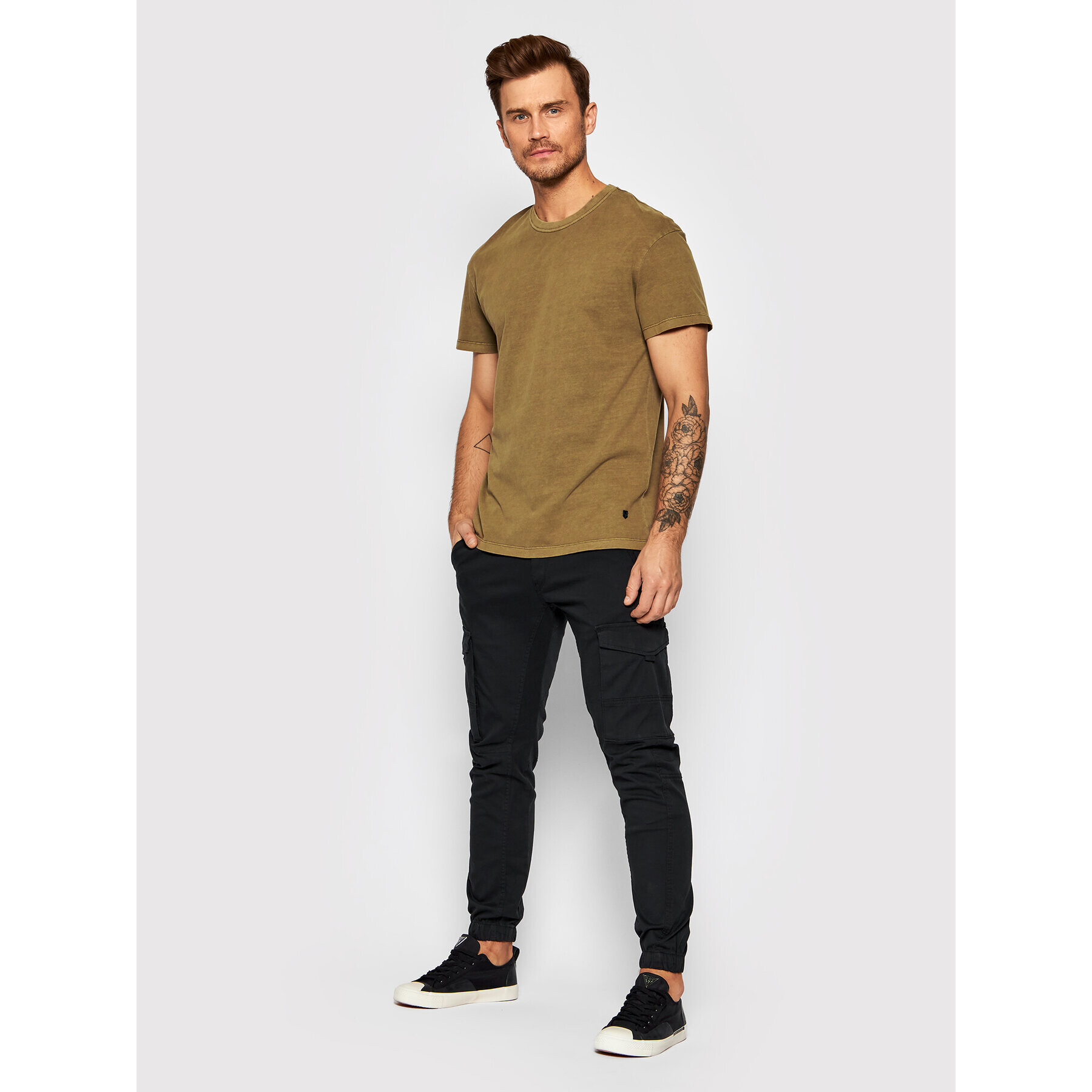 Jack&Jones PREMIUM Tricou Blarhett 12191022 Maro Relaxed Fit - Pled.ro