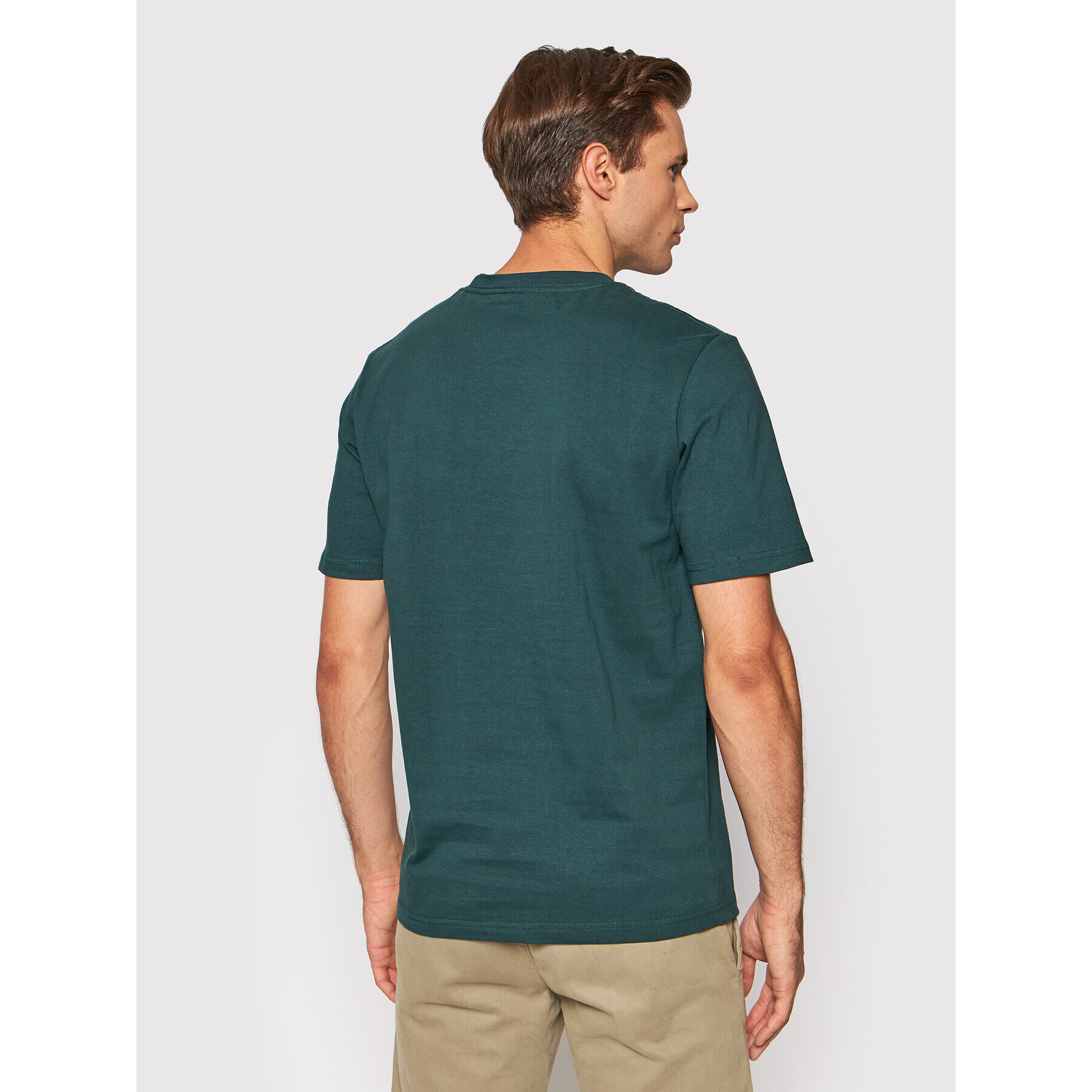 Jack&Jones PREMIUM Tricou Blastudio 12188041 Verde Regular Fit - Pled.ro