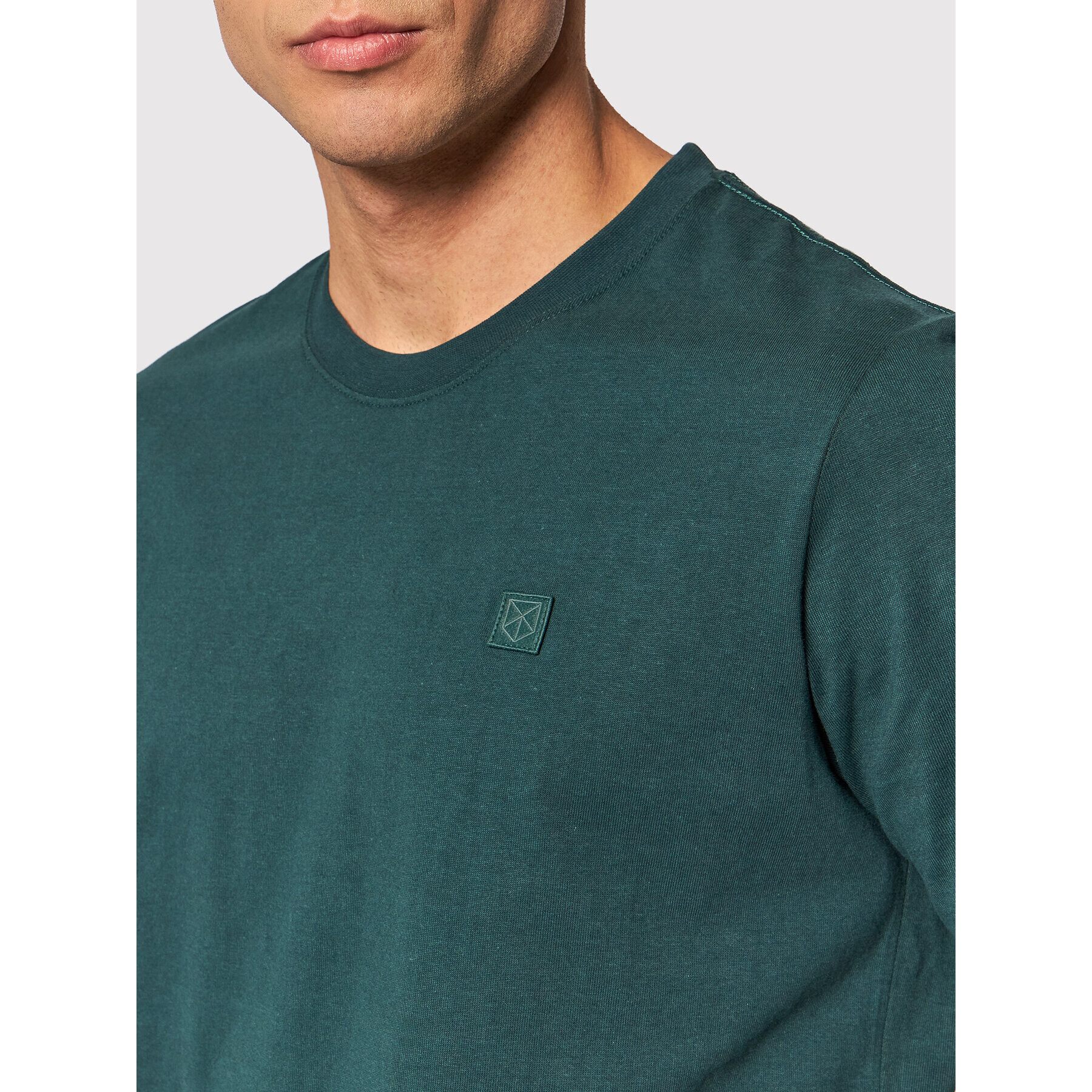 Jack&Jones PREMIUM Tricou Blastudio 12188041 Verde Regular Fit - Pled.ro