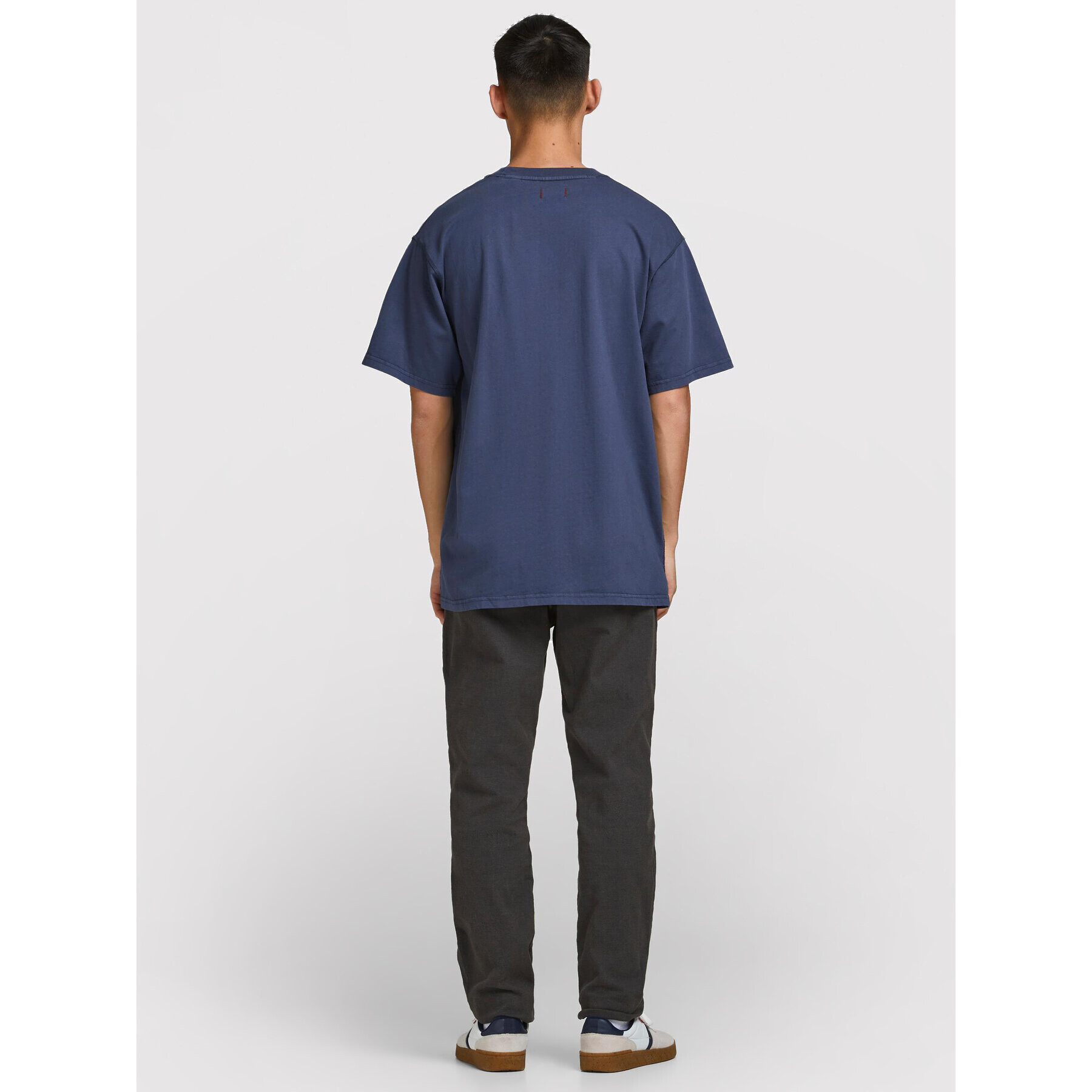 Jack&Jones PREMIUM Tricou Blu Julio 12183772 Bleumarin Regular Fit - Pled.ro