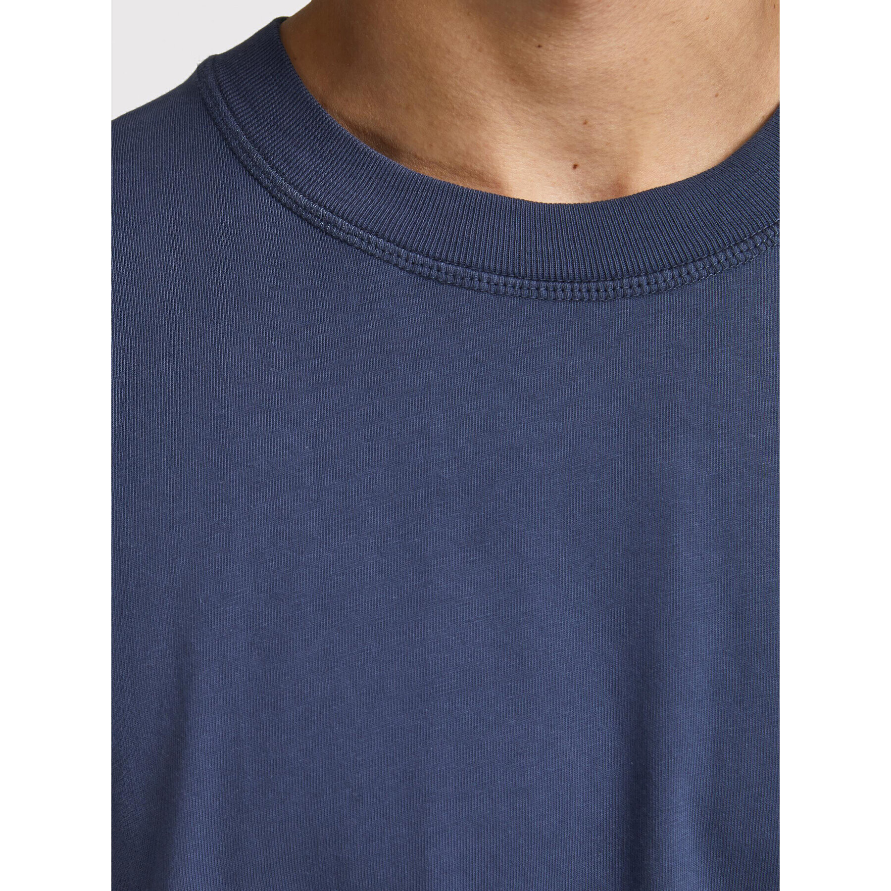 Jack&Jones PREMIUM Tricou Blu Julio 12183772 Bleumarin Regular Fit - Pled.ro