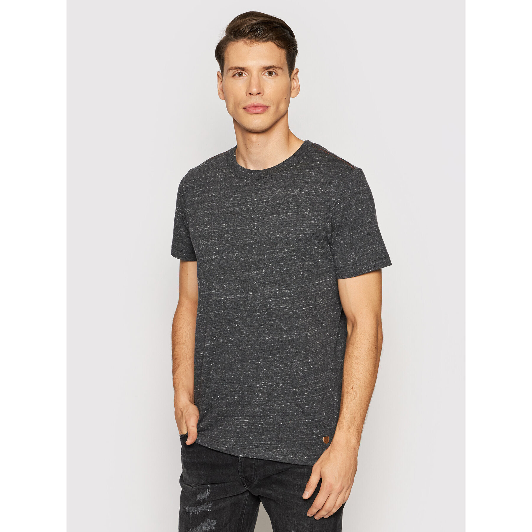 Jack&Jones PREMIUM Tricou Blubowery 12194103 Gri Regular Fit - Pled.ro