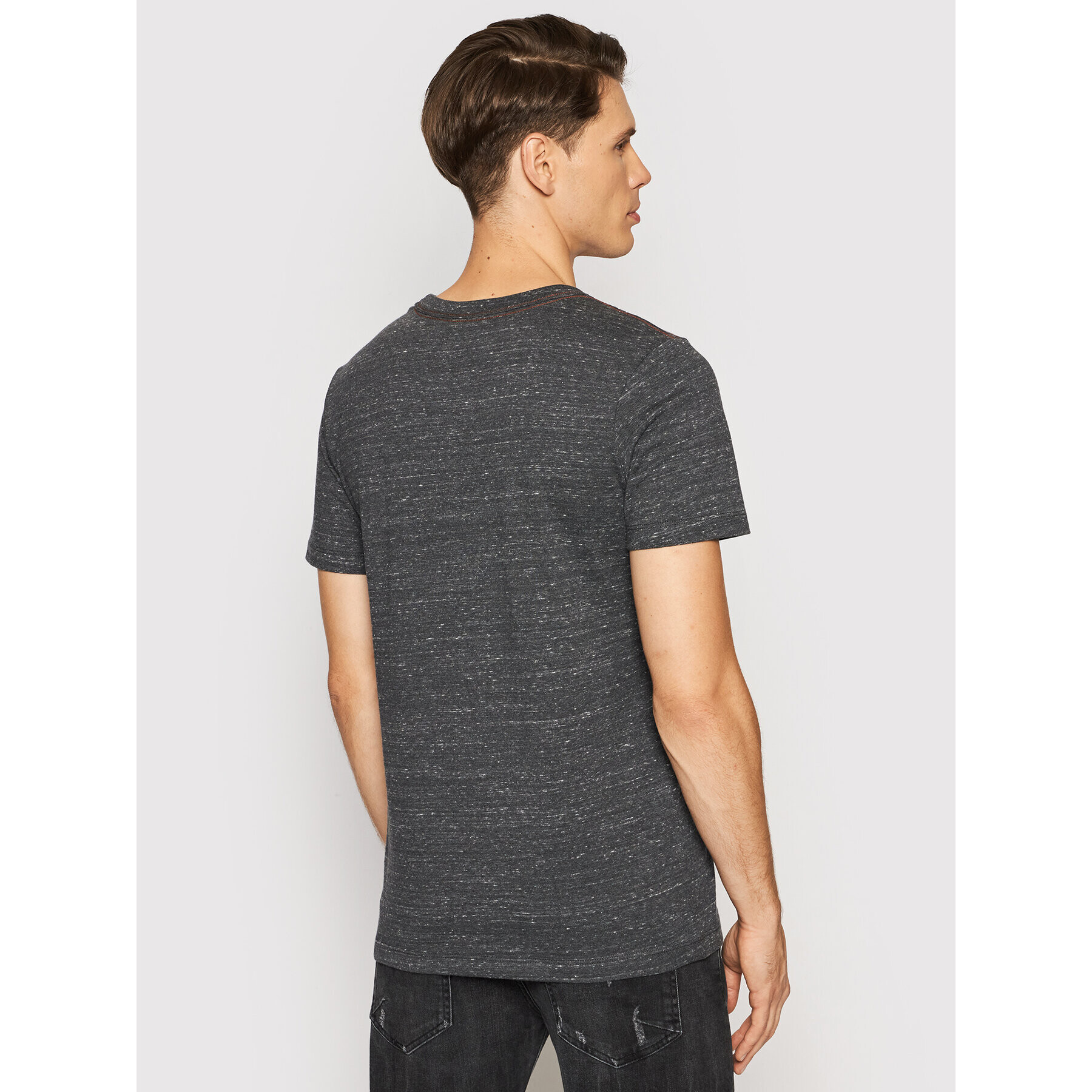 Jack&Jones PREMIUM Tricou Blubowery 12194103 Gri Regular Fit - Pled.ro