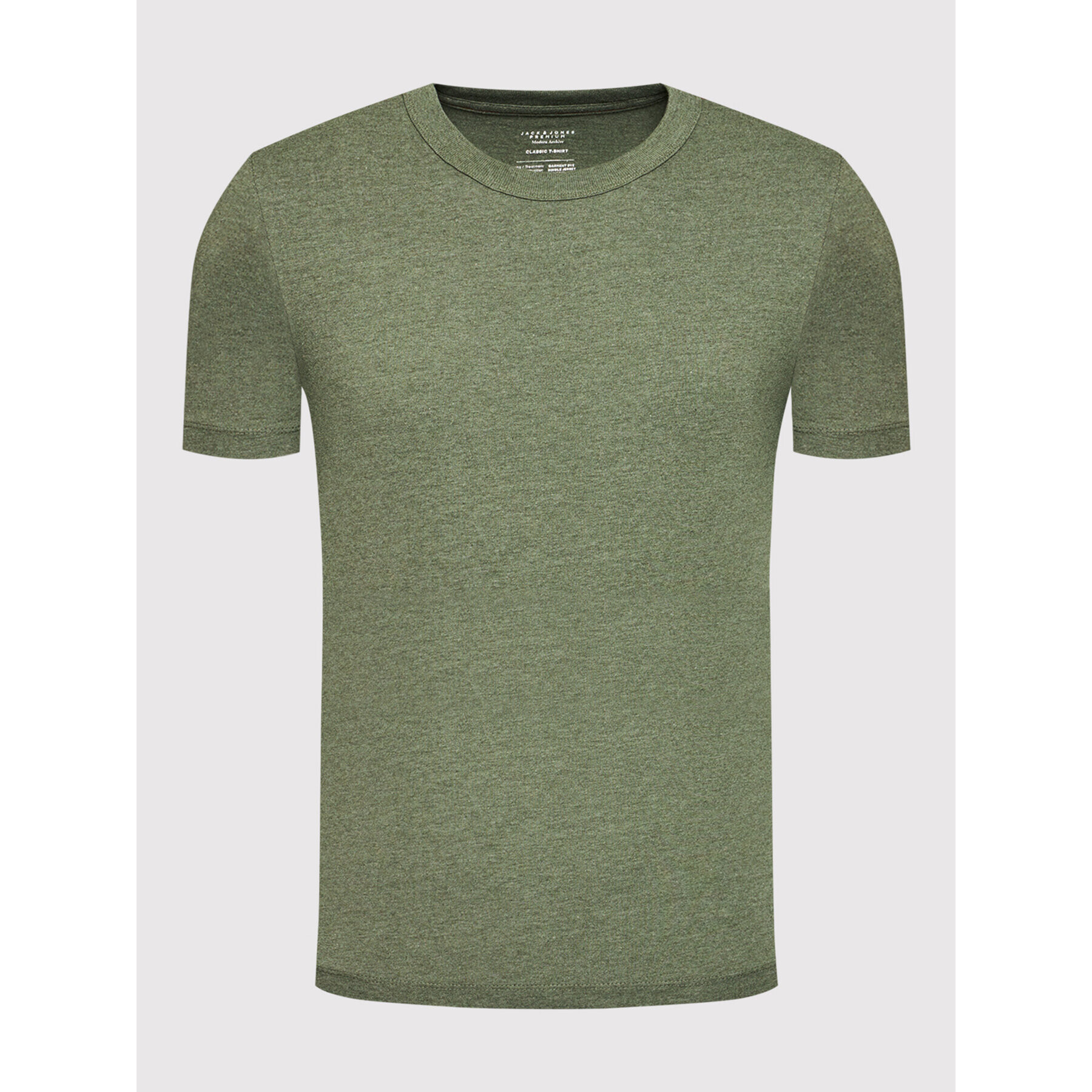 Jack&Jones PREMIUM Tricou Blubowery 12194103 Verde Regular Fit - Pled.ro