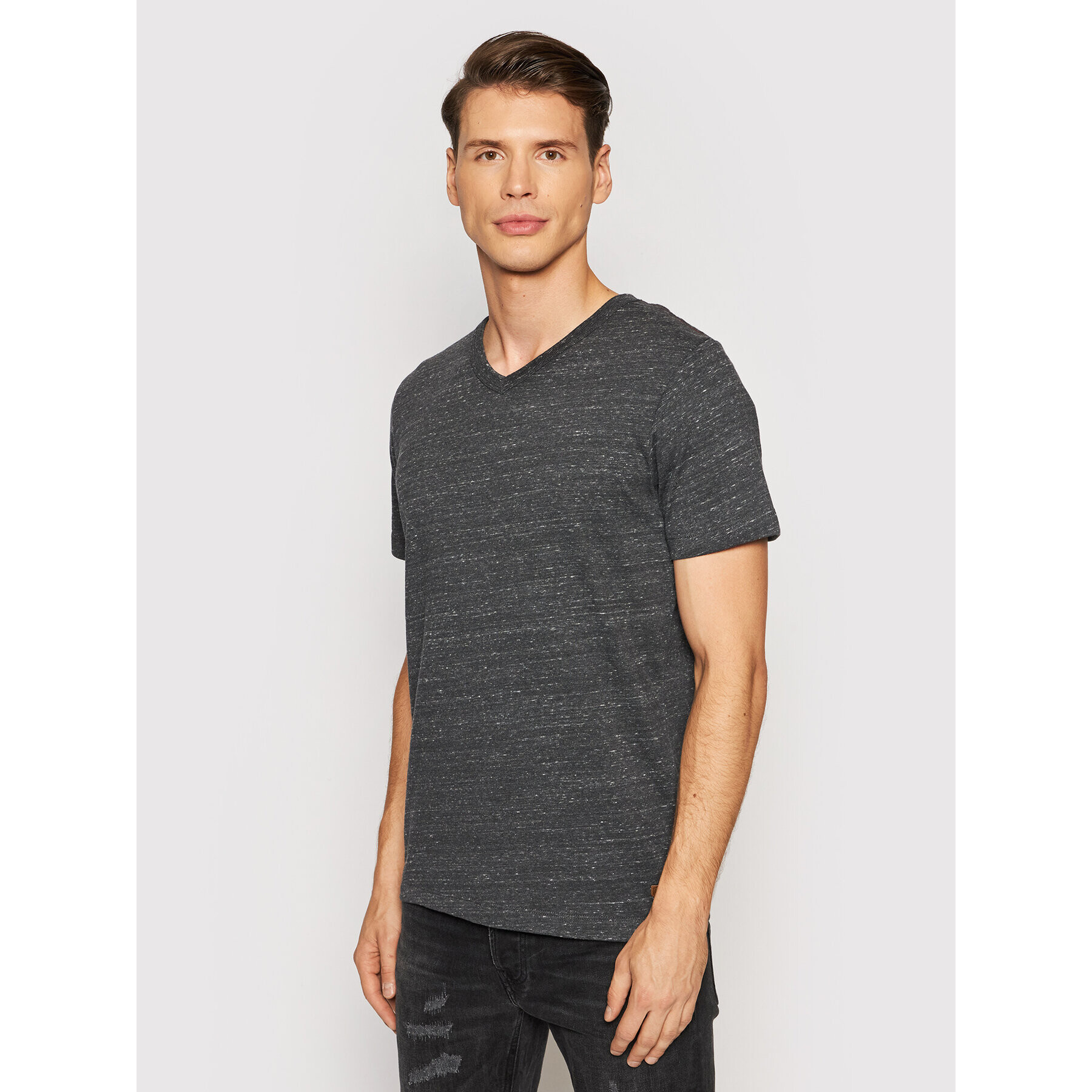 Jack&Jones PREMIUM Tricou Blubowery 12194108 Gri Regular Fit - Pled.ro