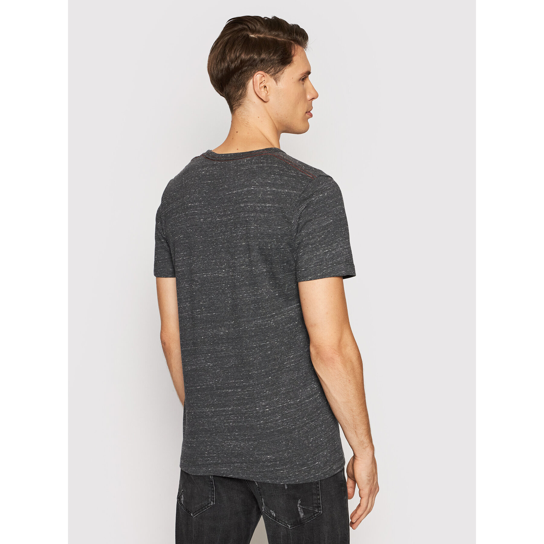 Jack&Jones PREMIUM Tricou Blubowery 12194108 Gri Regular Fit - Pled.ro