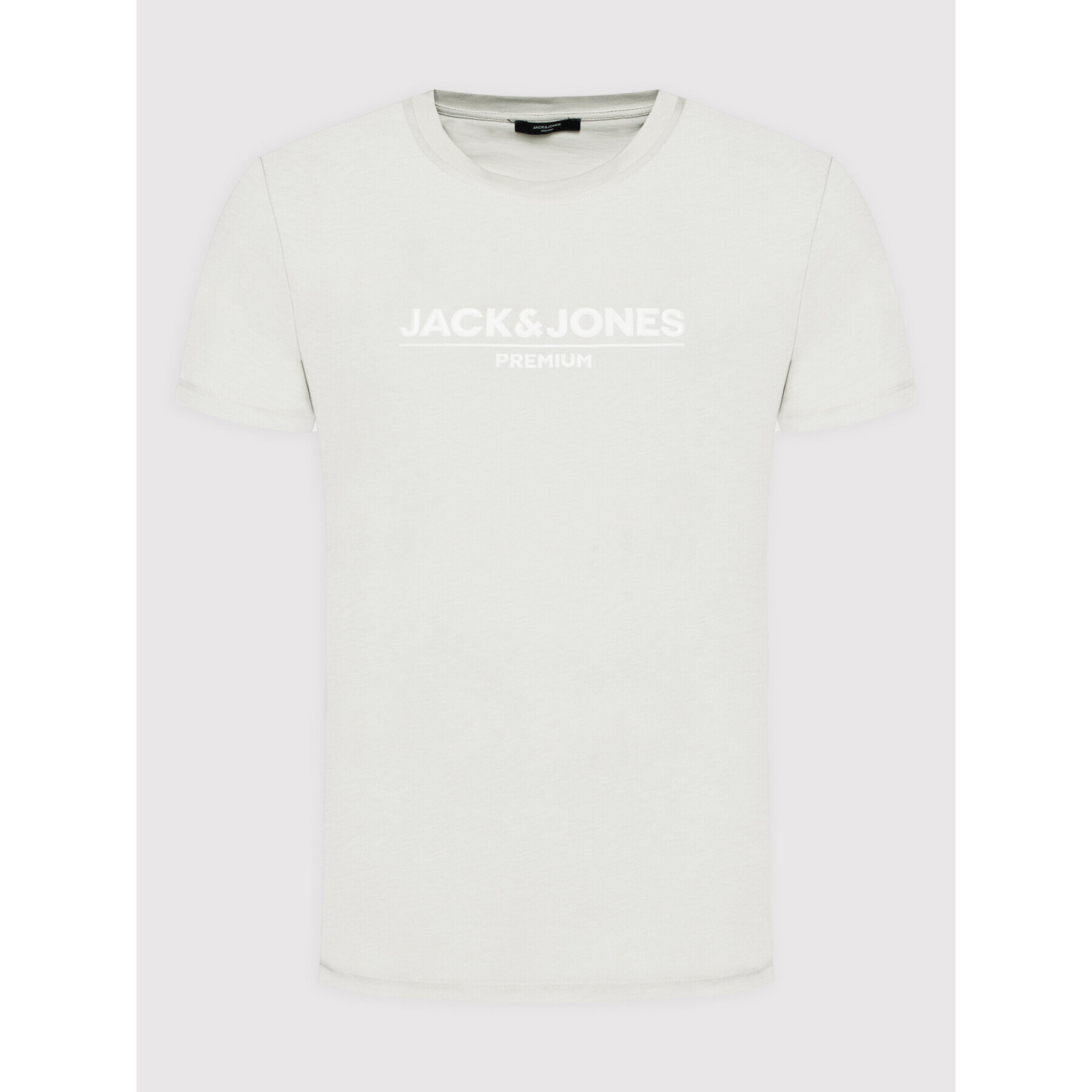 Jack&Jones PREMIUM Tricou Branding 12205731 Gri Regular Fit - Pled.ro