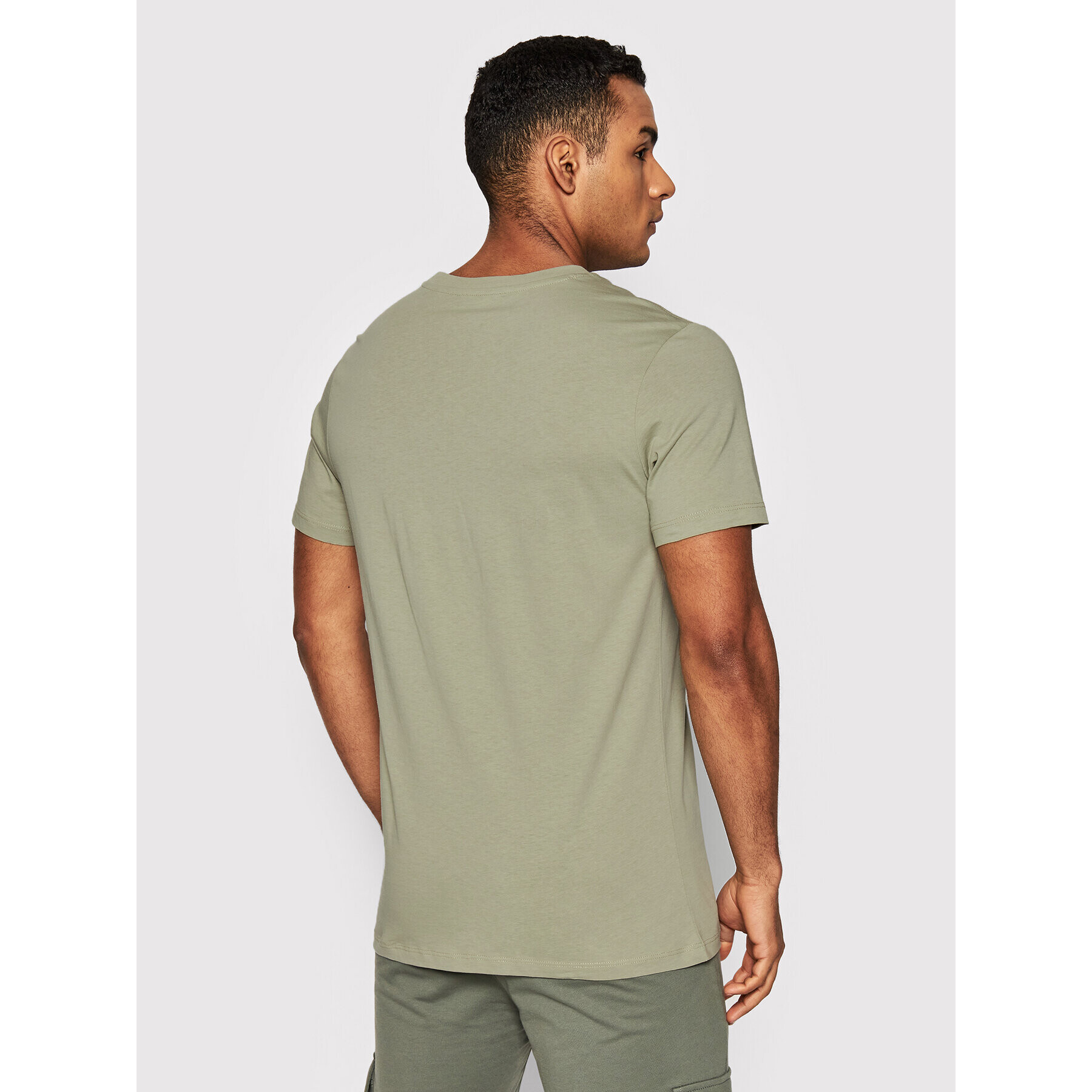 Jack&Jones PREMIUM Tricou Branding 12205731 Verde Regular Fit - Pled.ro