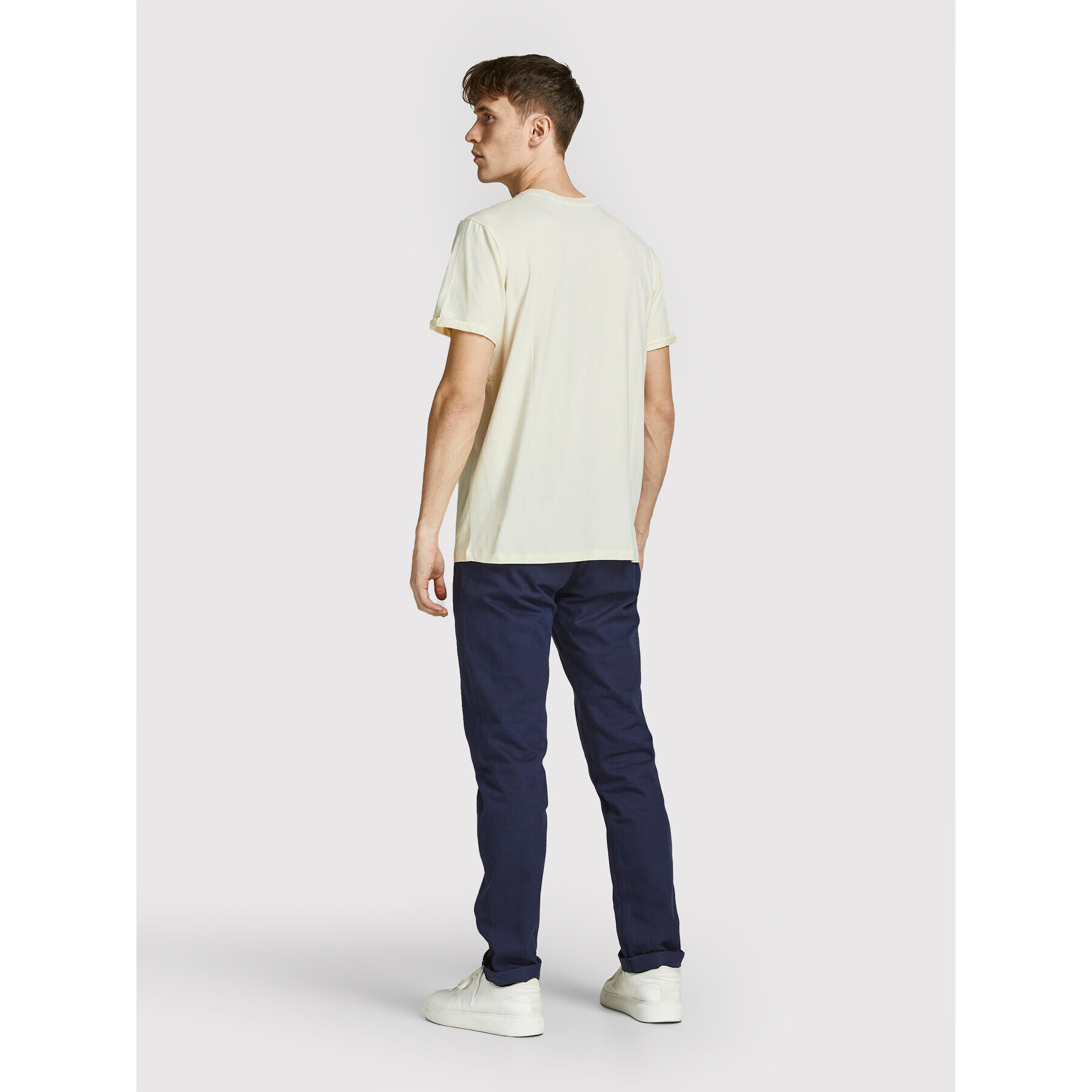 Jack&Jones PREMIUM Tricou Logo 12183777 Galben Regular Fit - Pled.ro