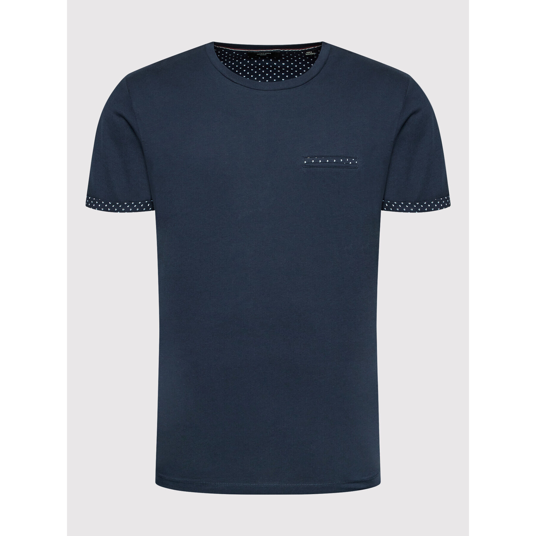 Jack&Jones PREMIUM Tricou Metz 12210123 Bleumarin Regular Fit - Pled.ro