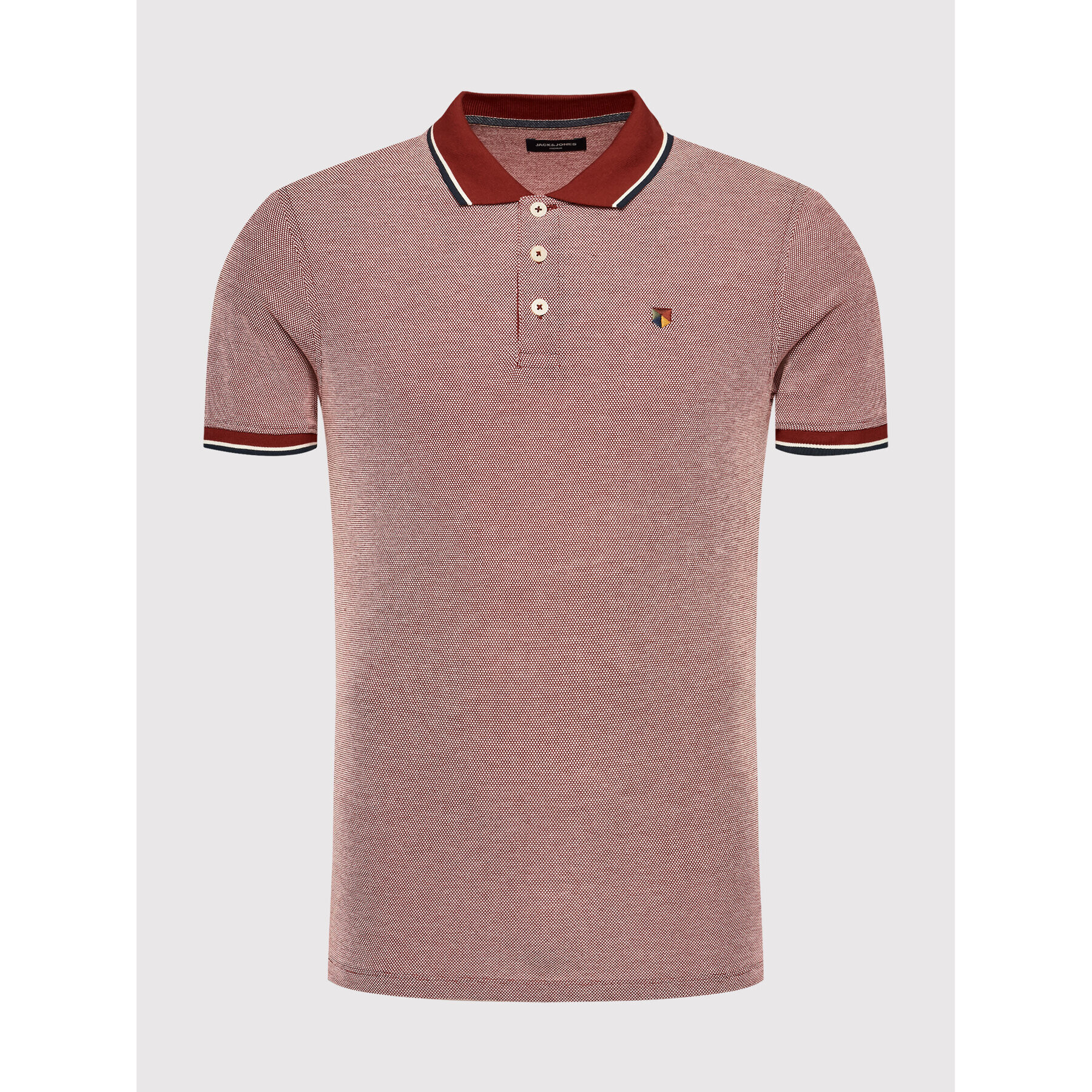 Jack&Jones PREMIUM Tricou polo Bluwin 12169064 Roșu Regular Fit - Pled.ro