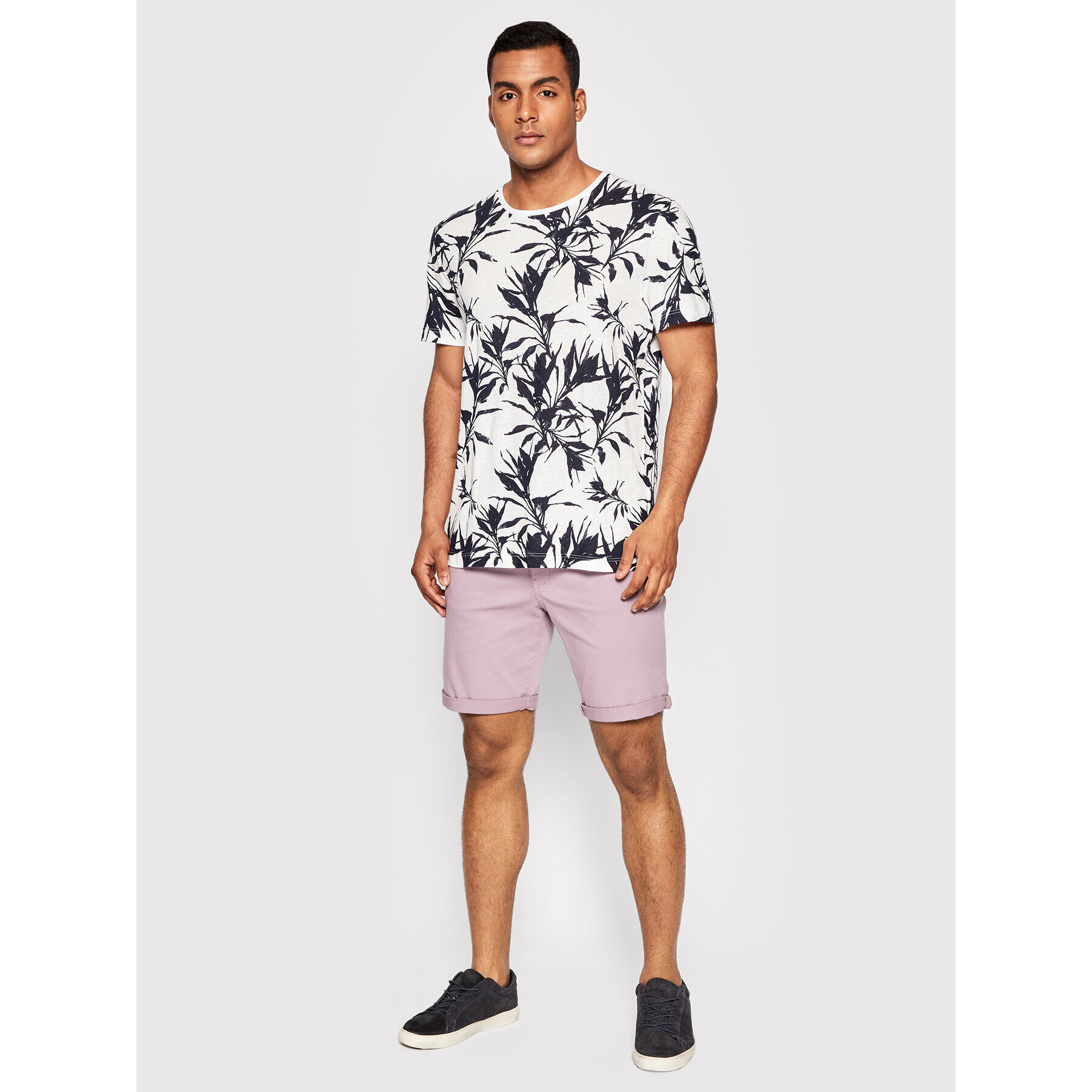 Jack&Jones PREMIUM Tricou Summer 12204382 Alb Regular Fit - Pled.ro