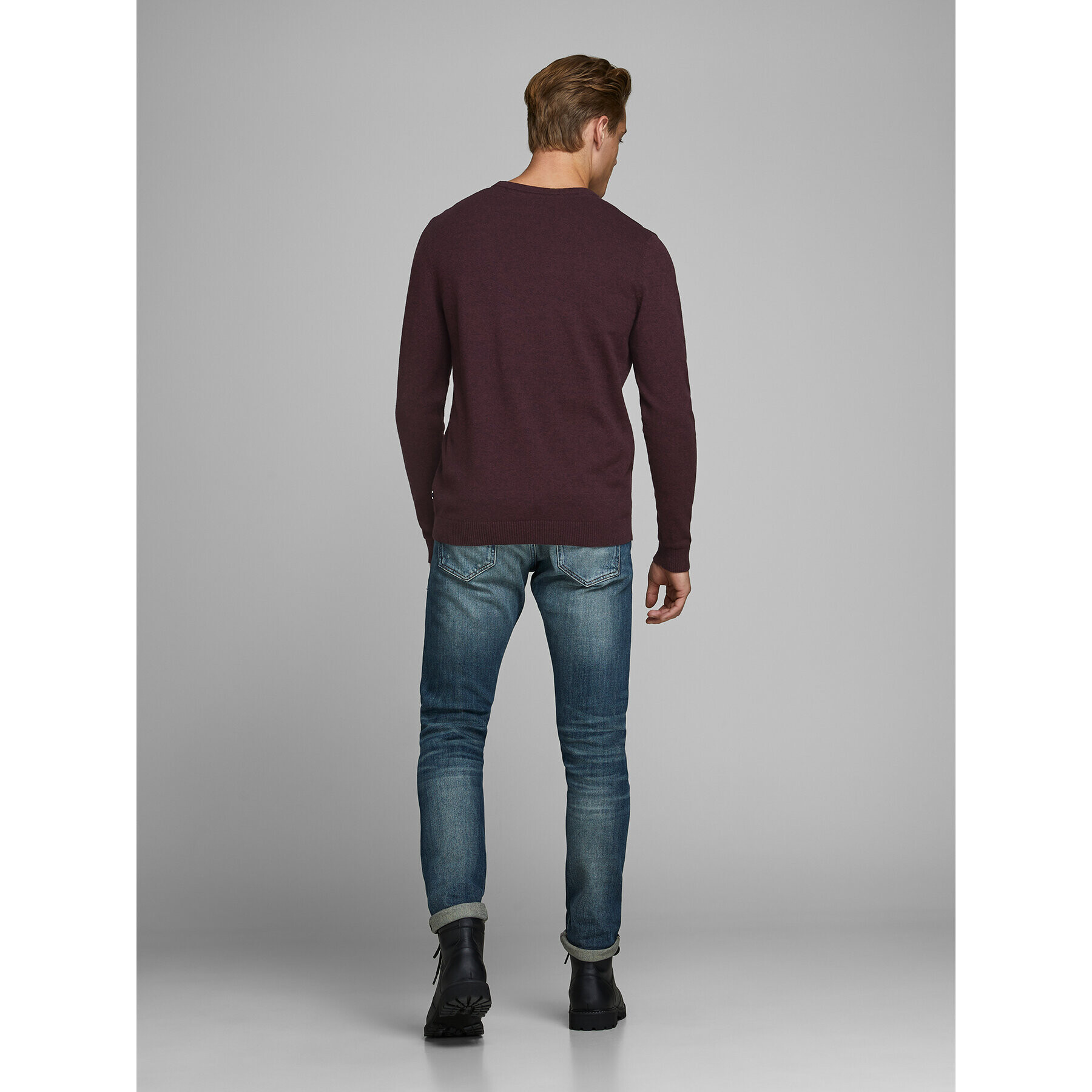 Jack&Jones Pulover 12137190 Vișiniu Regular Fit - Pled.ro