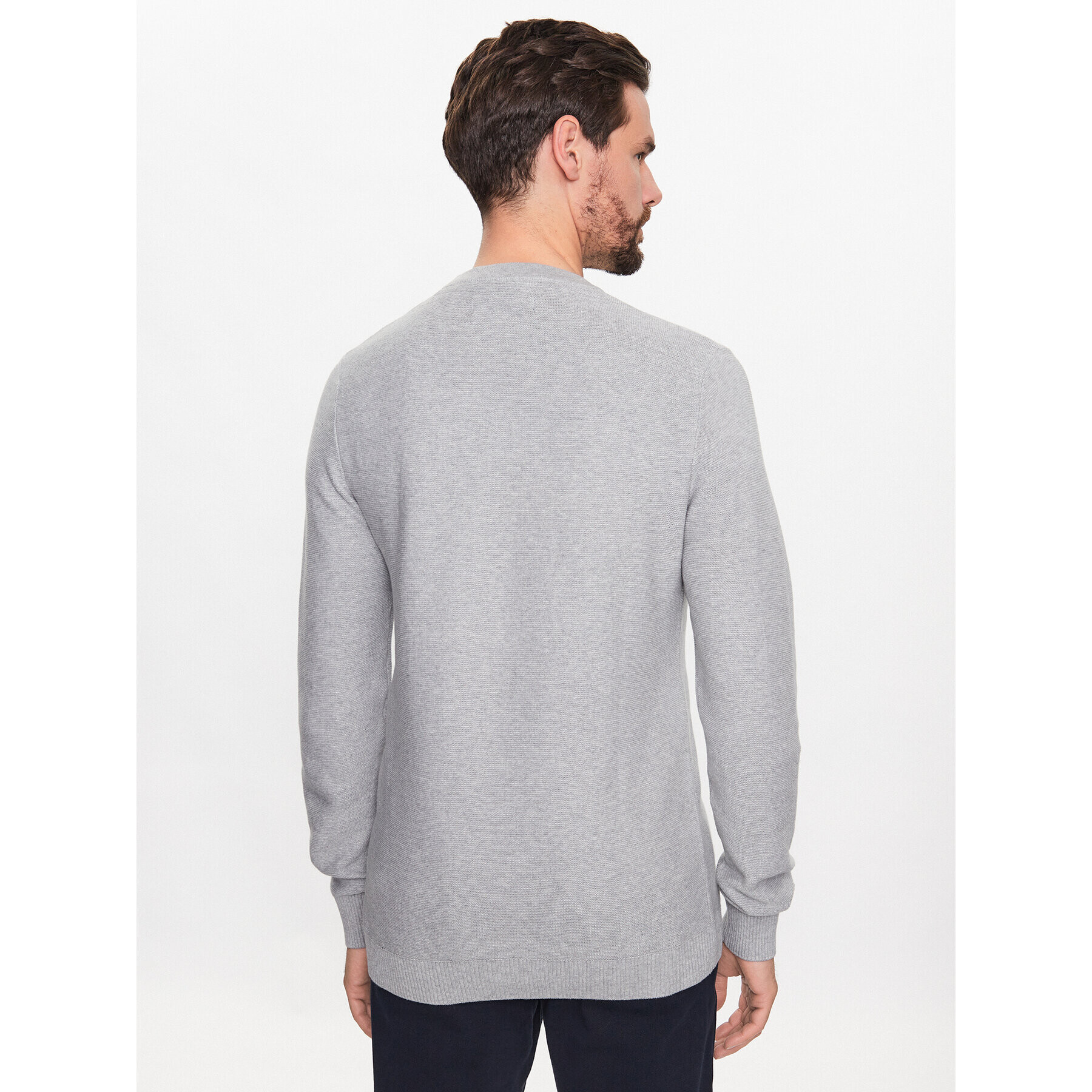 Jack&Jones Pulover Bluroy 12226614 Gri Regular Fit - Pled.ro