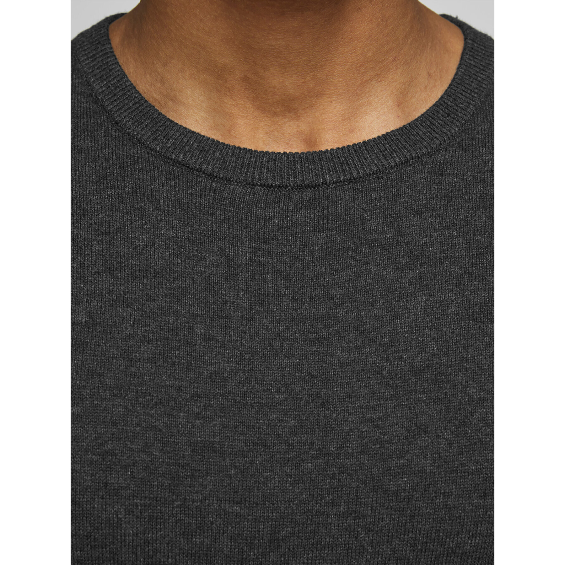 Jack&Jones Pulover Basic 12137190 Gri Regular Fit - Pled.ro