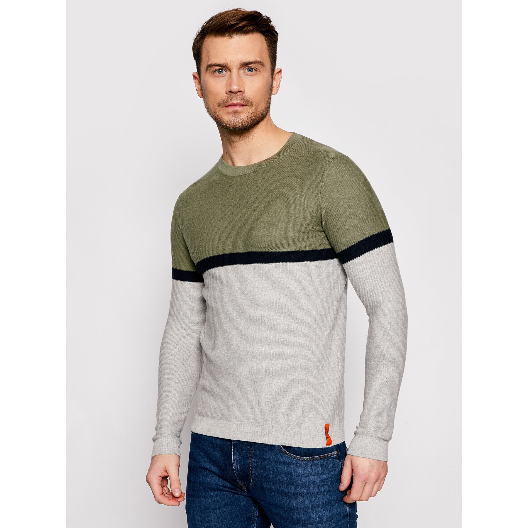 Jack&Jones Pulover Braze Knit 12184952 Colorat Regular Fit - Pled.ro