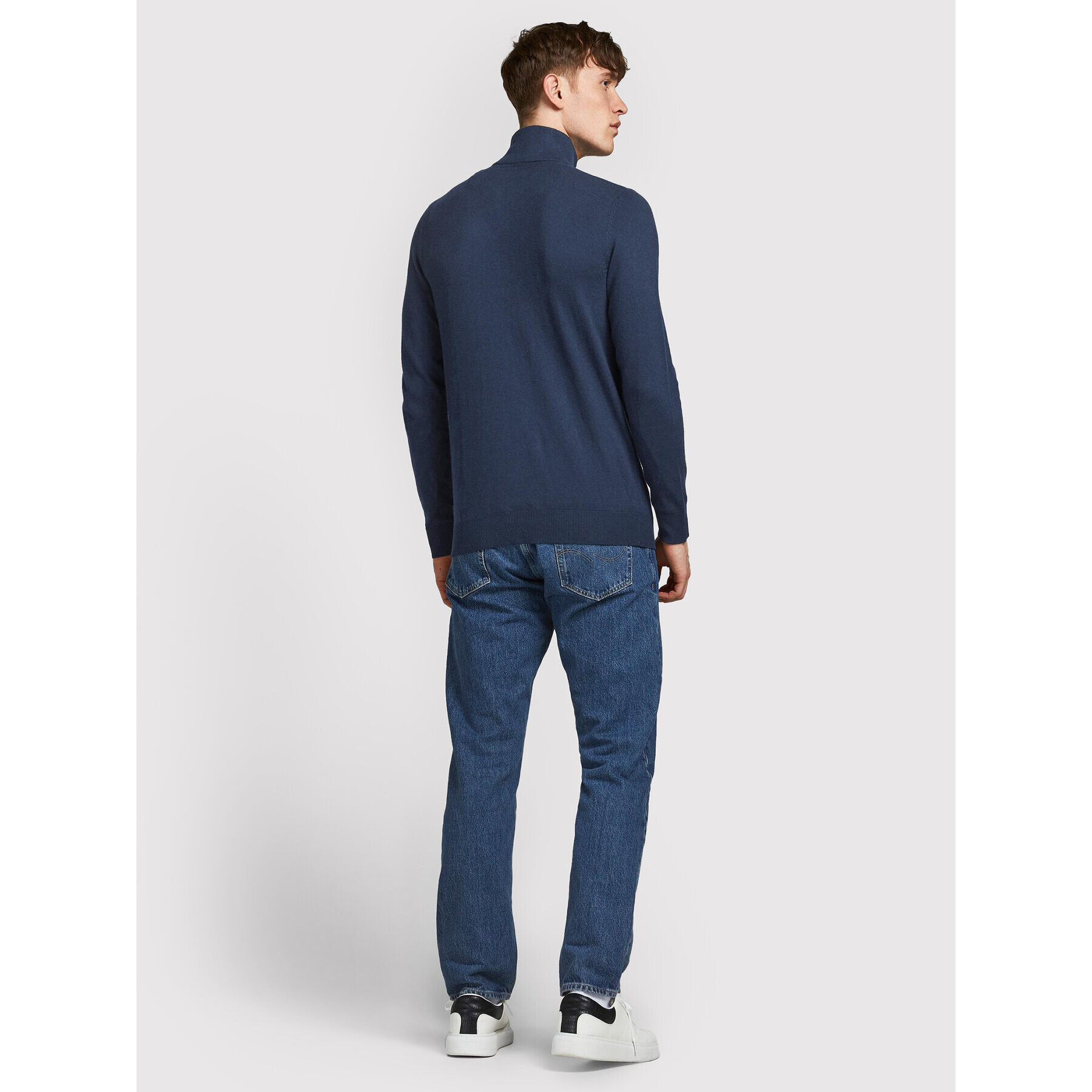 Jack&Jones Pulover Emil 12189339 Bleumarin Regular Fit - Pled.ro