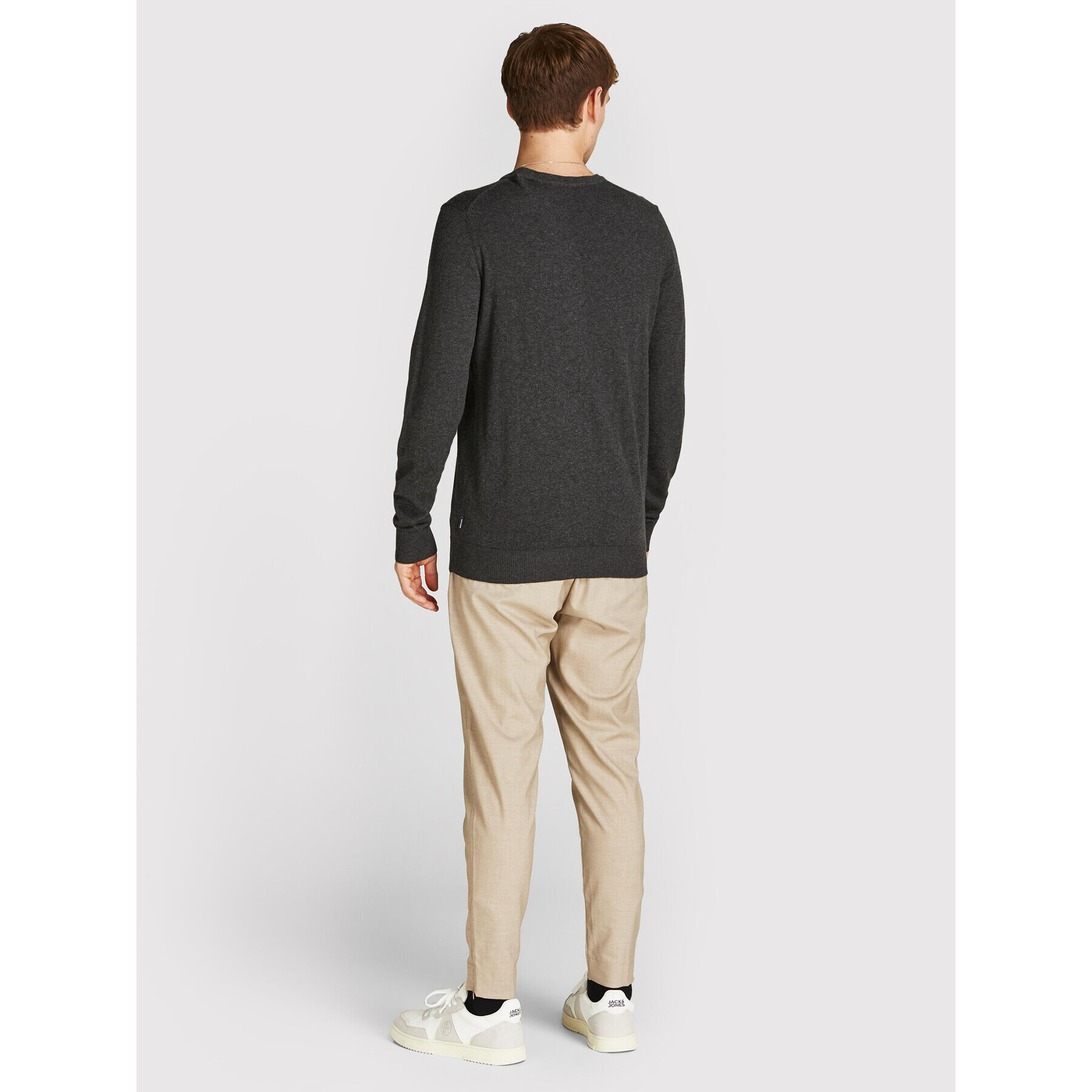 Jack&Jones Pulover Emil 12208365 Gri Regular Fit - Pled.ro