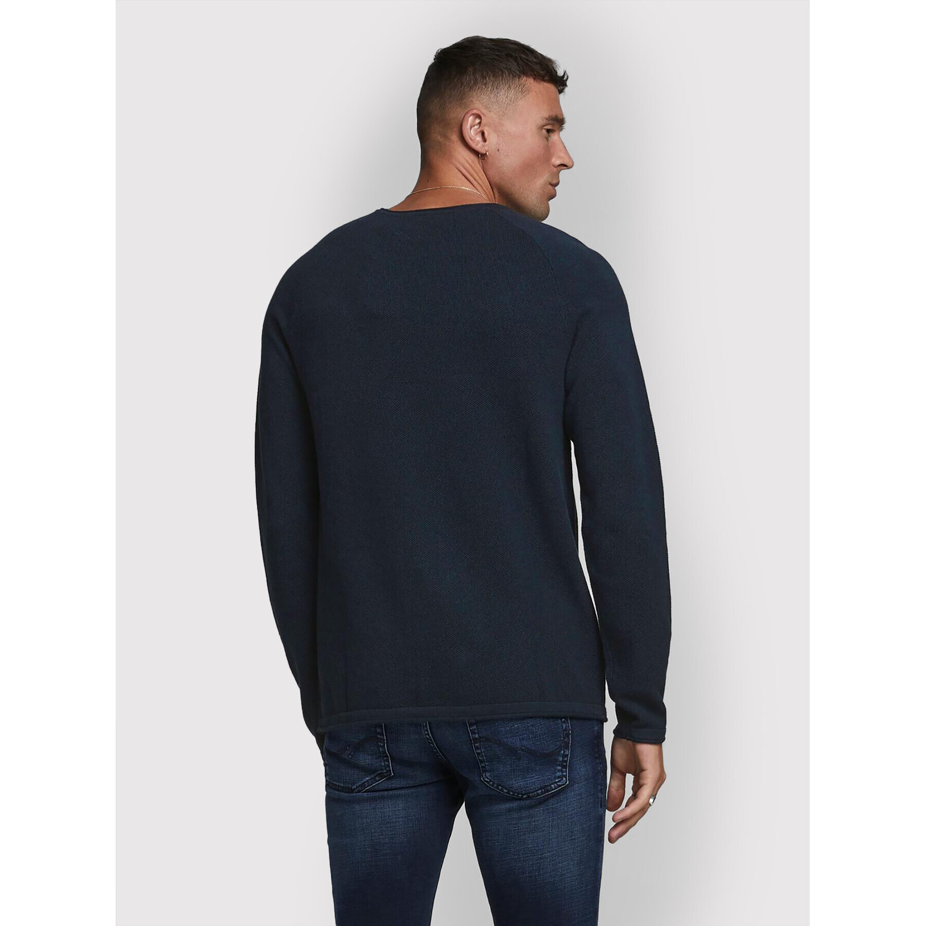 Jack&Jones Pulover Hill 12157321 Bleumarin Regular Fit - Pled.ro