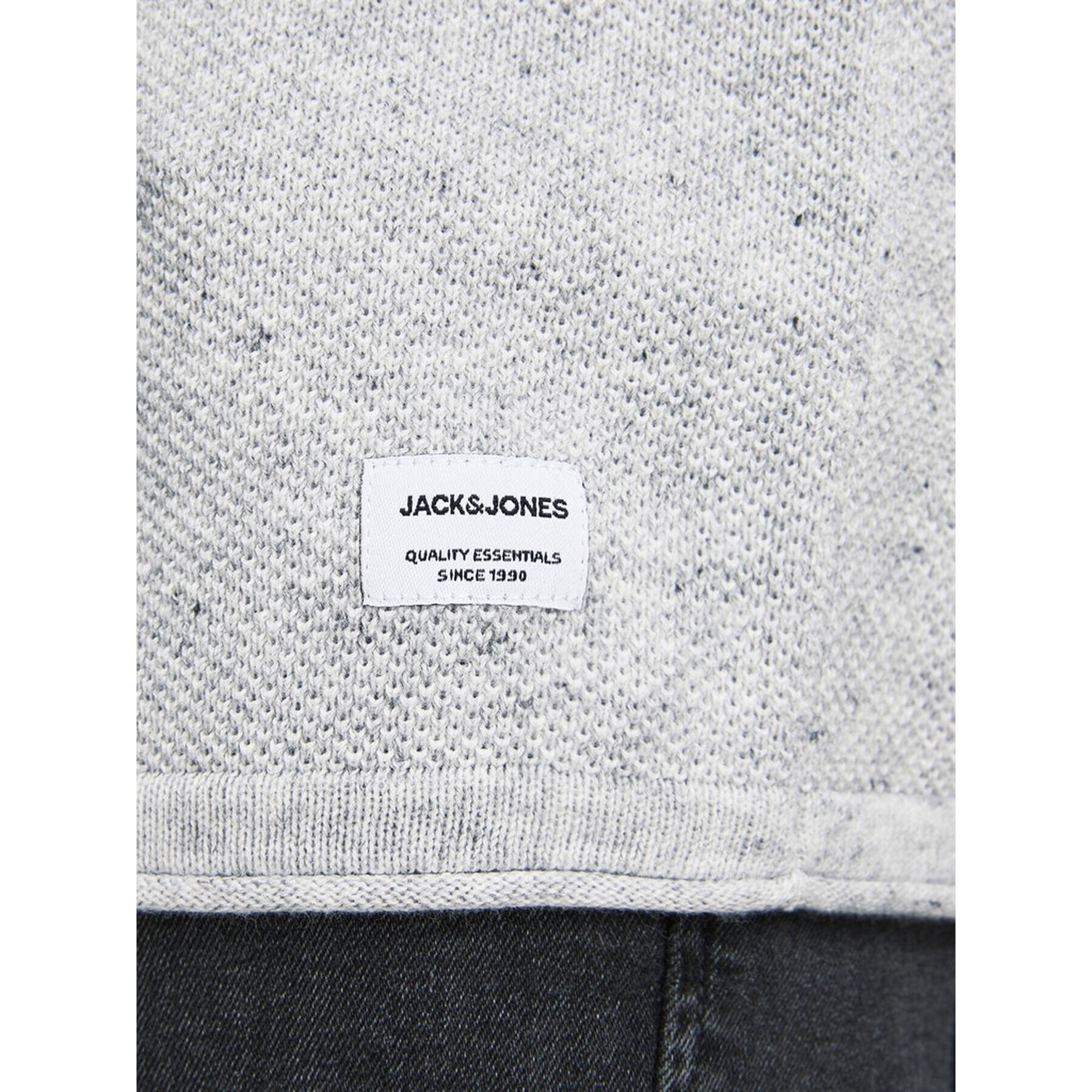 Jack&Jones Pulover Hill 12157321 Gri Regular Fit - Pled.ro