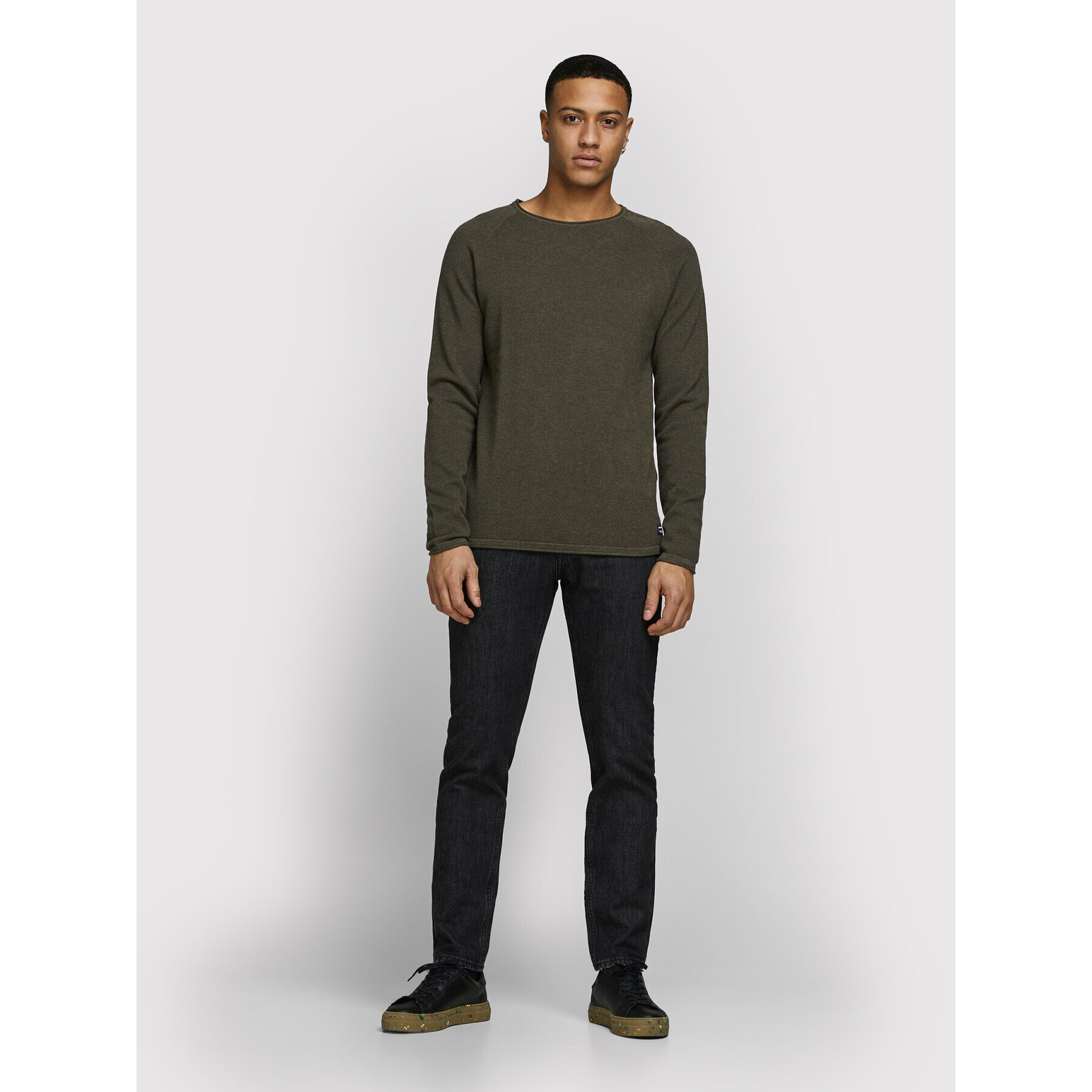 Jack&Jones Pulover Hill 12157321 Verde Regular Fit - Pled.ro