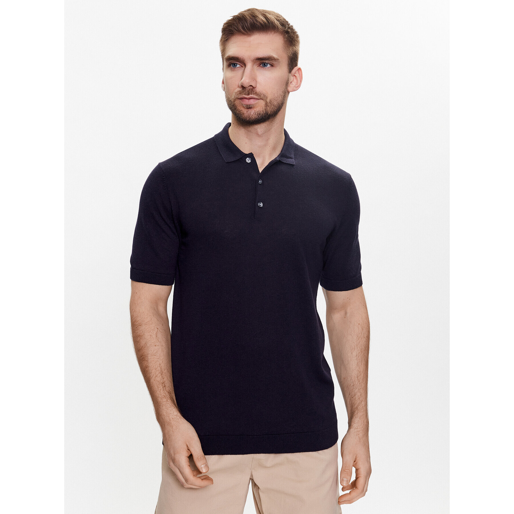 Jack&Jones Pulover Igor 12229007 Bleumarin Regular Fit - Pled.ro