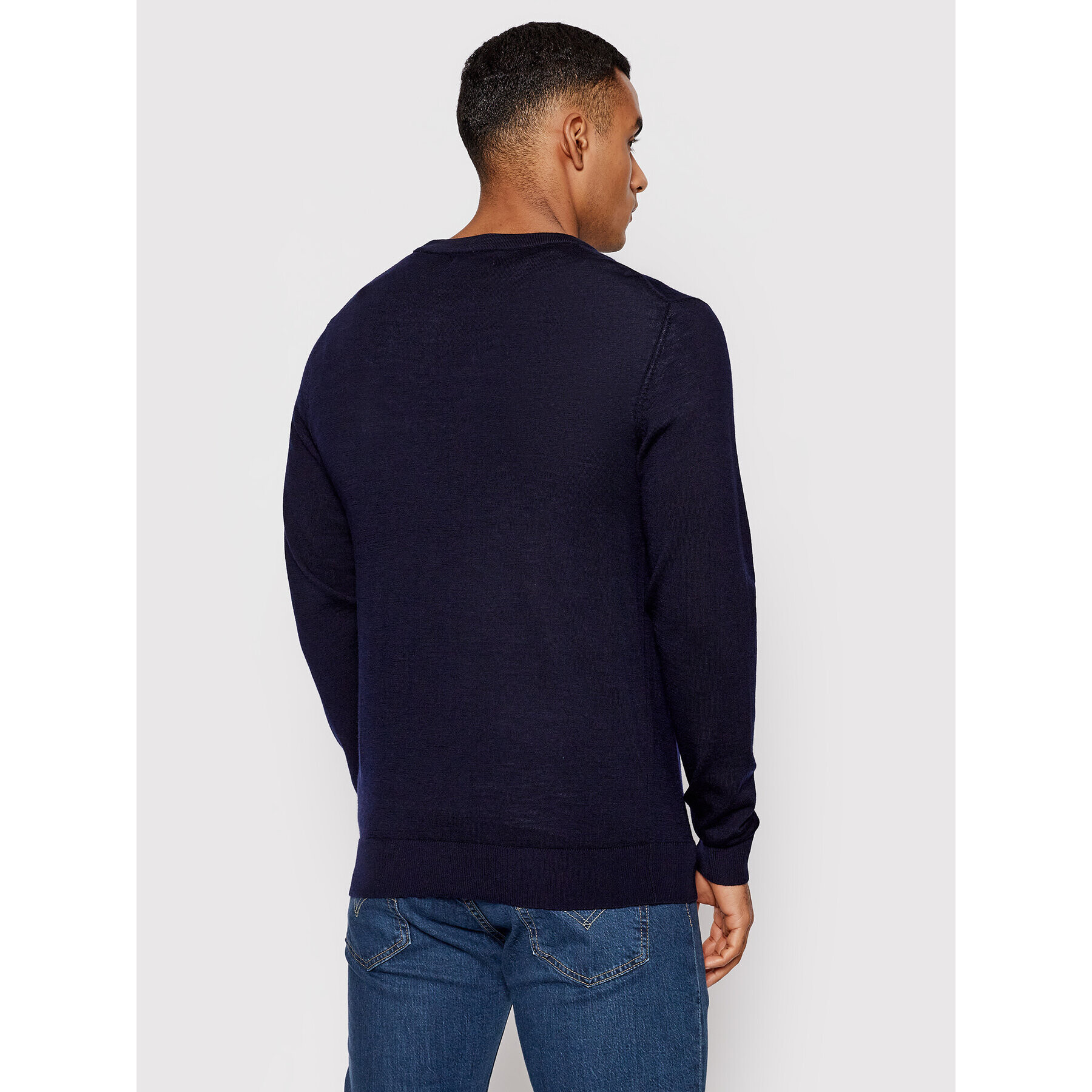 Jack&Jones Pulover Mark 12175288 Bleumarin Regular Fit - Pled.ro