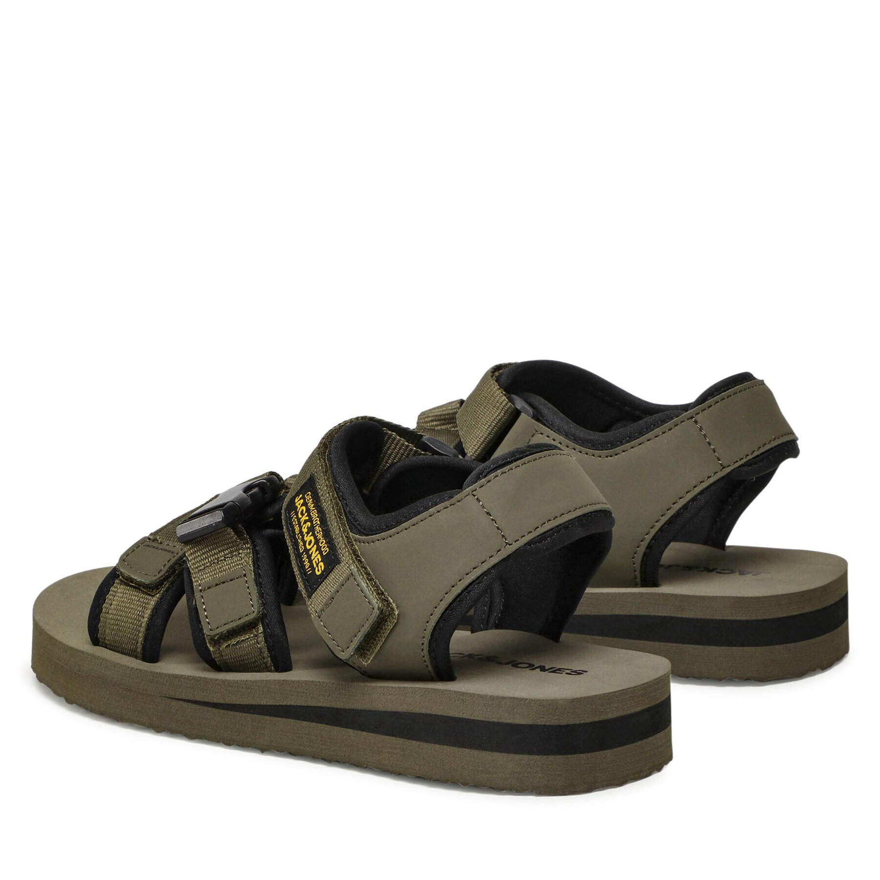 Jack&Jones Sandale Jfwjack Sandal 2.0 12203989 Verde - Pled.ro