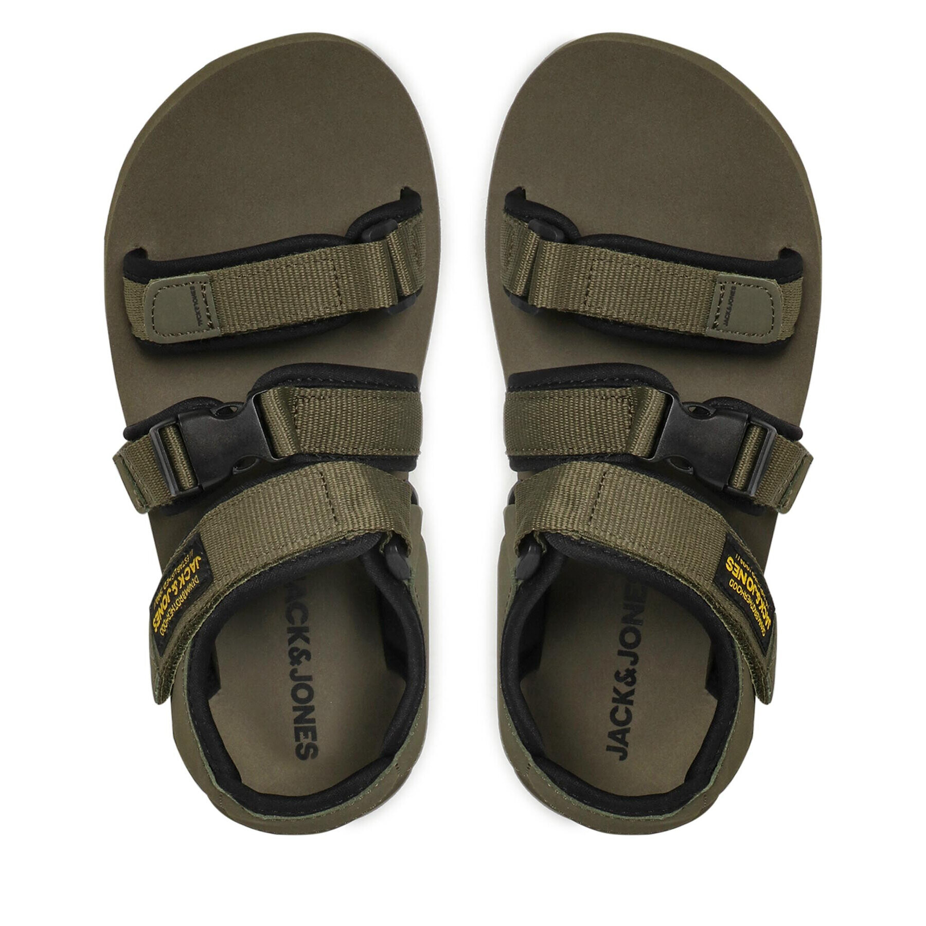 Jack&Jones Sandale Jfwjack Sandal 2.0 12203989 Verde - Pled.ro