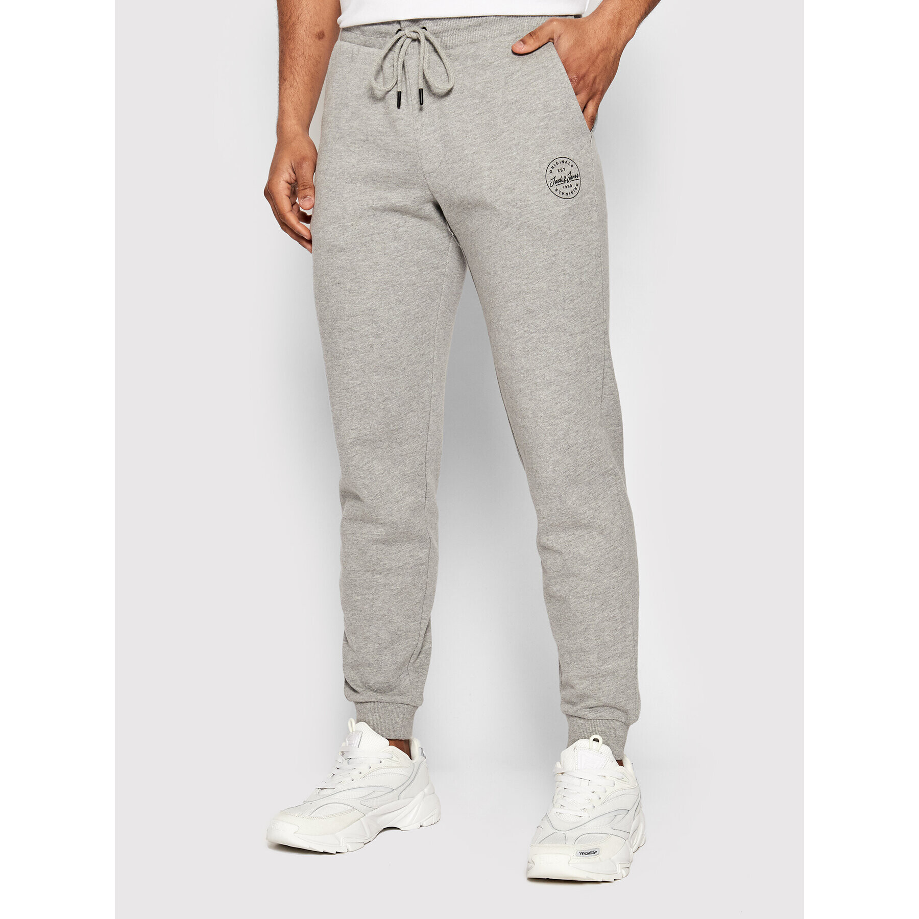 Jack&Jones Set 2 perechi de pantaloni Gordon 12194049 Colorat Regular Fit - Pled.ro