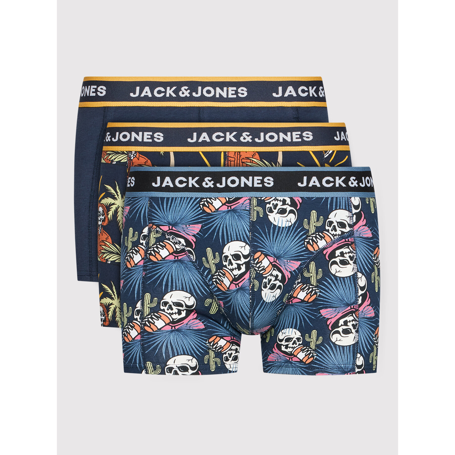 Jack&Jones Set 3 perechi de boxeri 12198776 Bleumarin - Pled.ro