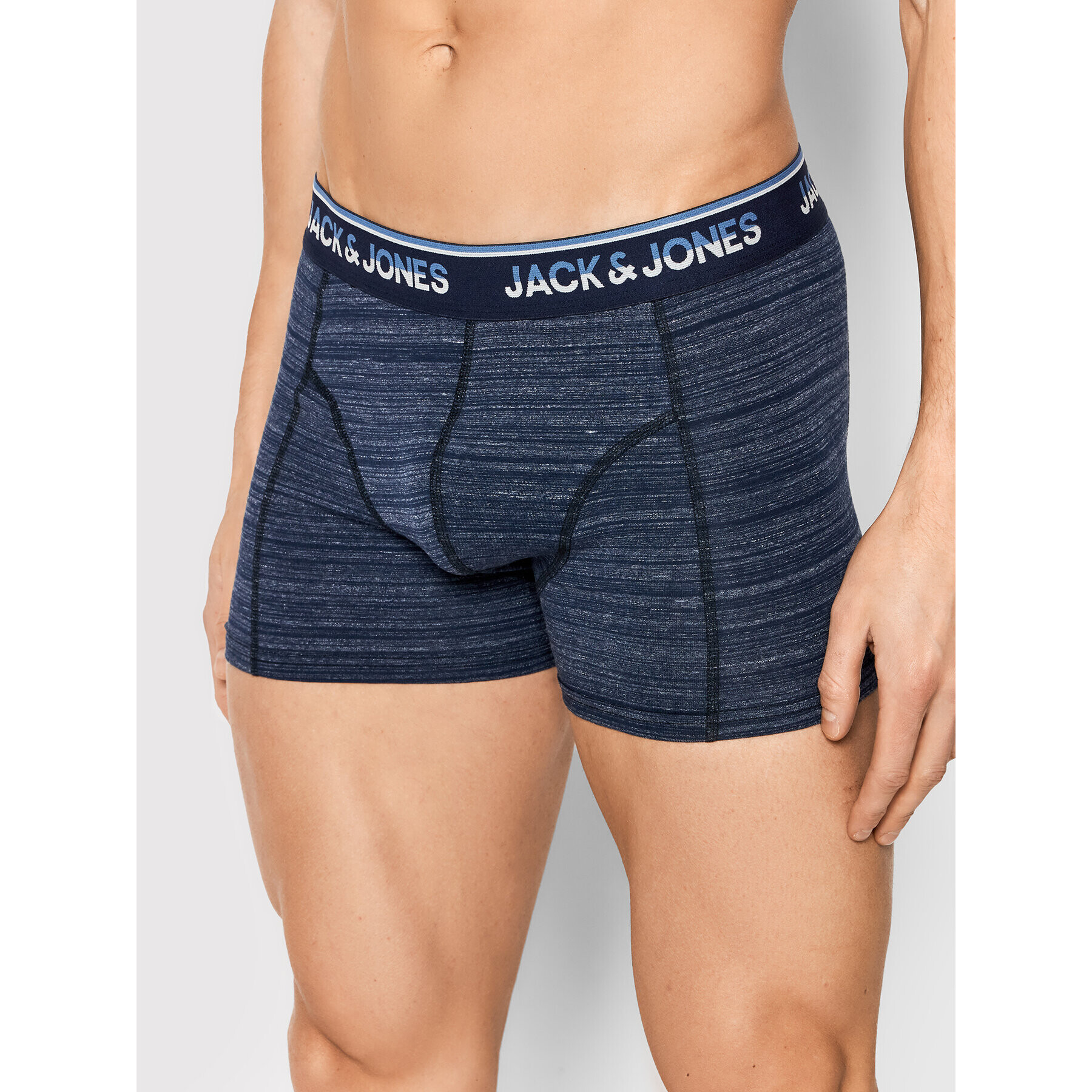 Jack&Jones Set 3 perechi de boxeri Curtis 12204952 Colorat - Pled.ro