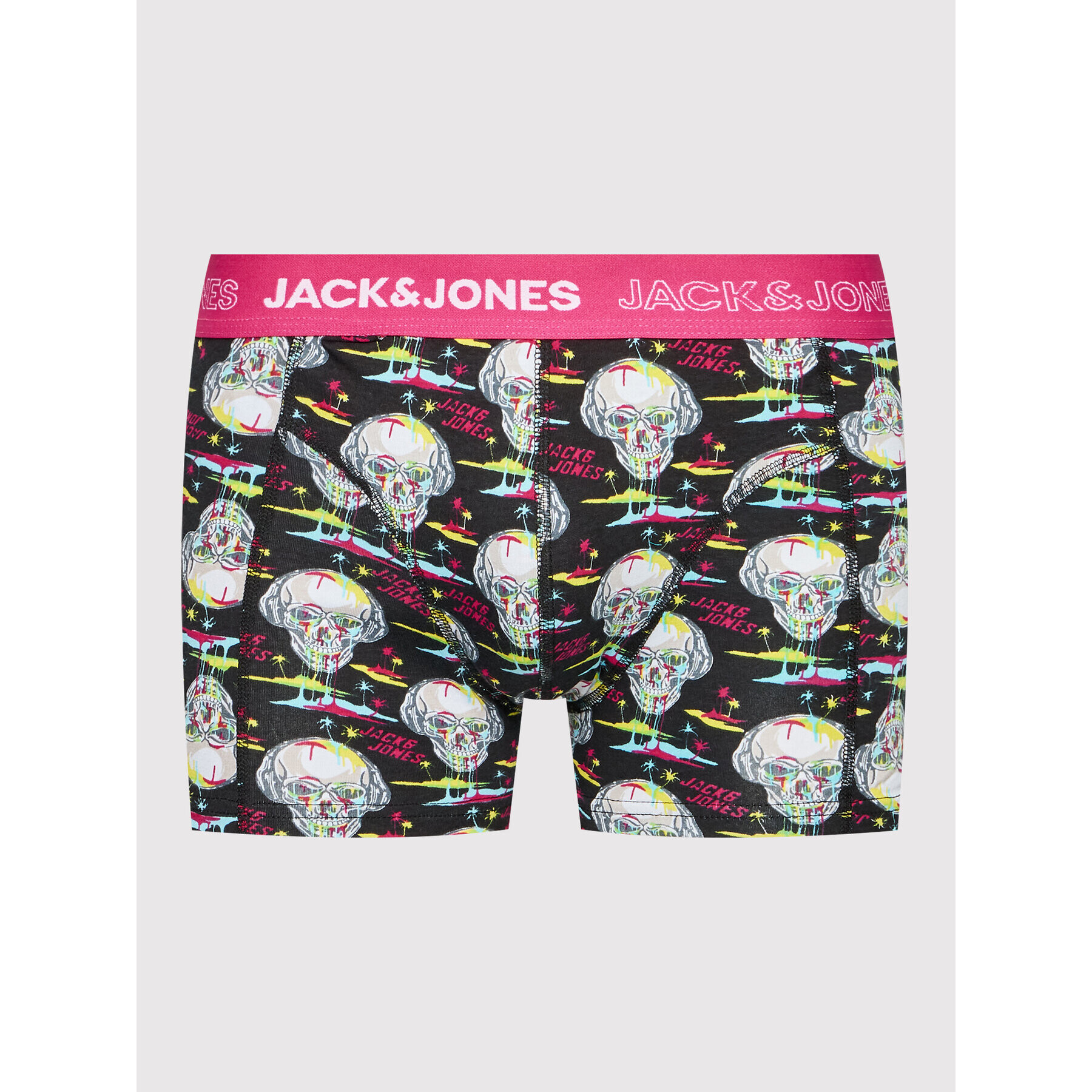 Jack&Jones Set 3 perechi de boxeri Melting Skull 12205035 Colorat - Pled.ro