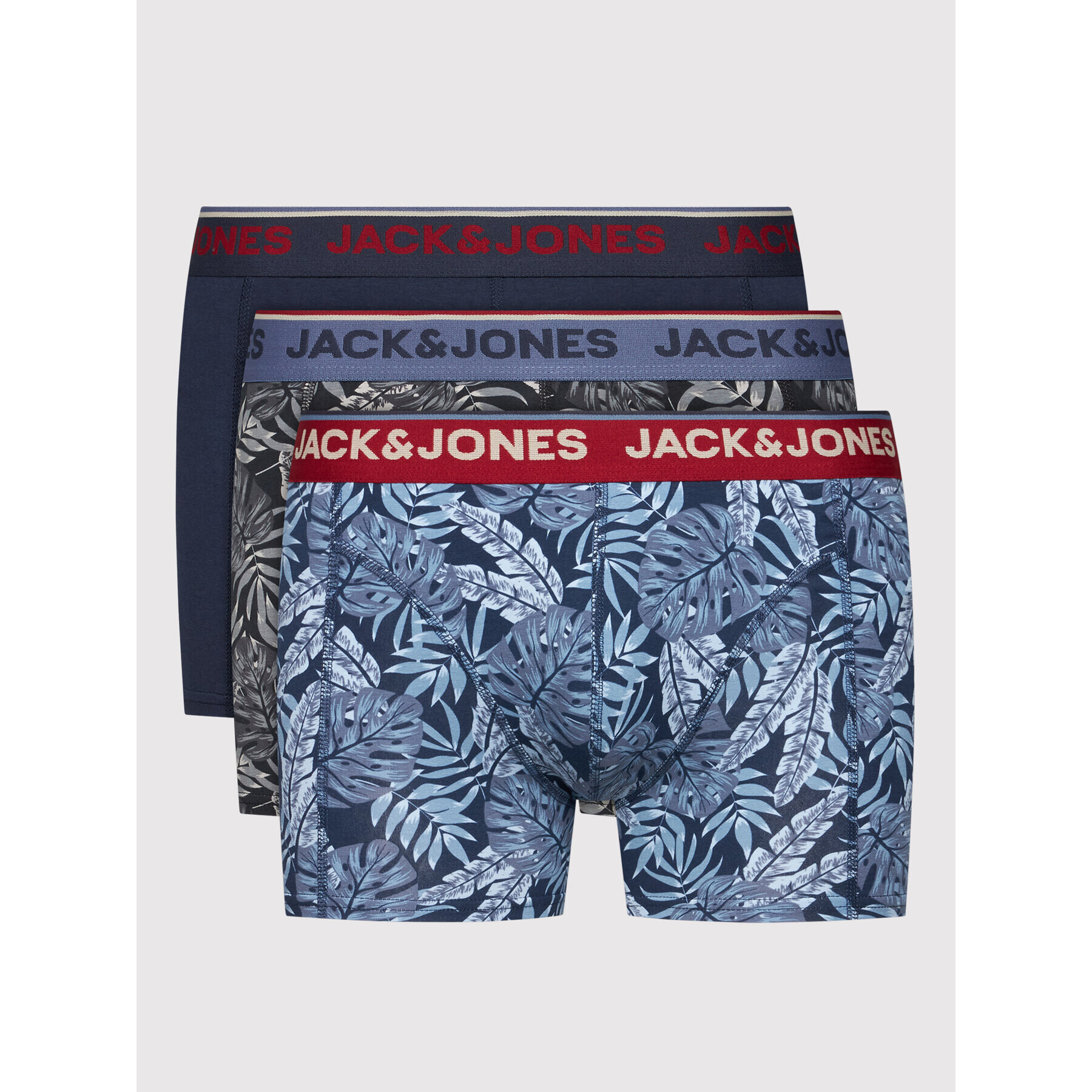 Jack&Jones Set 3 perechi de boxeri Resort 12205052 Colorat - Pled.ro