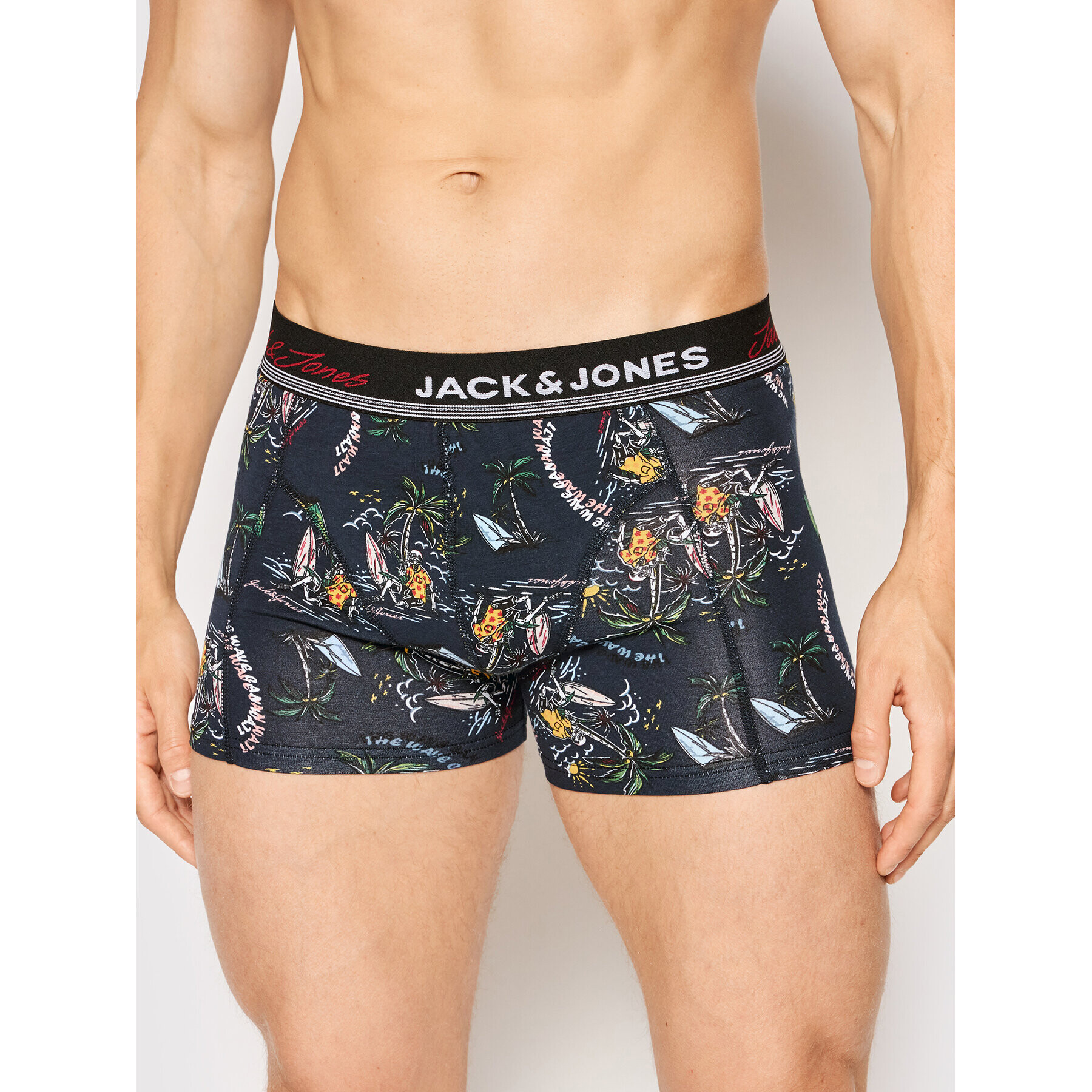 Jack&Jones Set 3 perechi de boxeri Ryder Skull 12210095 Colorat - Pled.ro