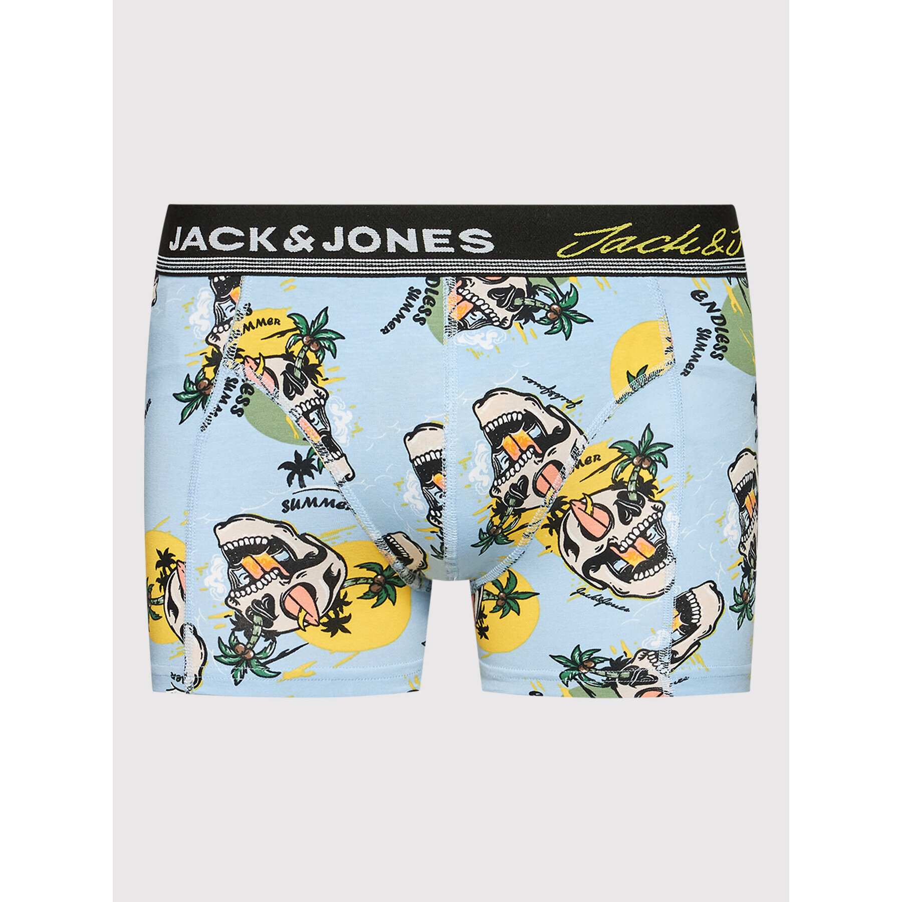 Jack&Jones Set 3 perechi de boxeri Ryder Skull 12210095 Colorat - Pled.ro