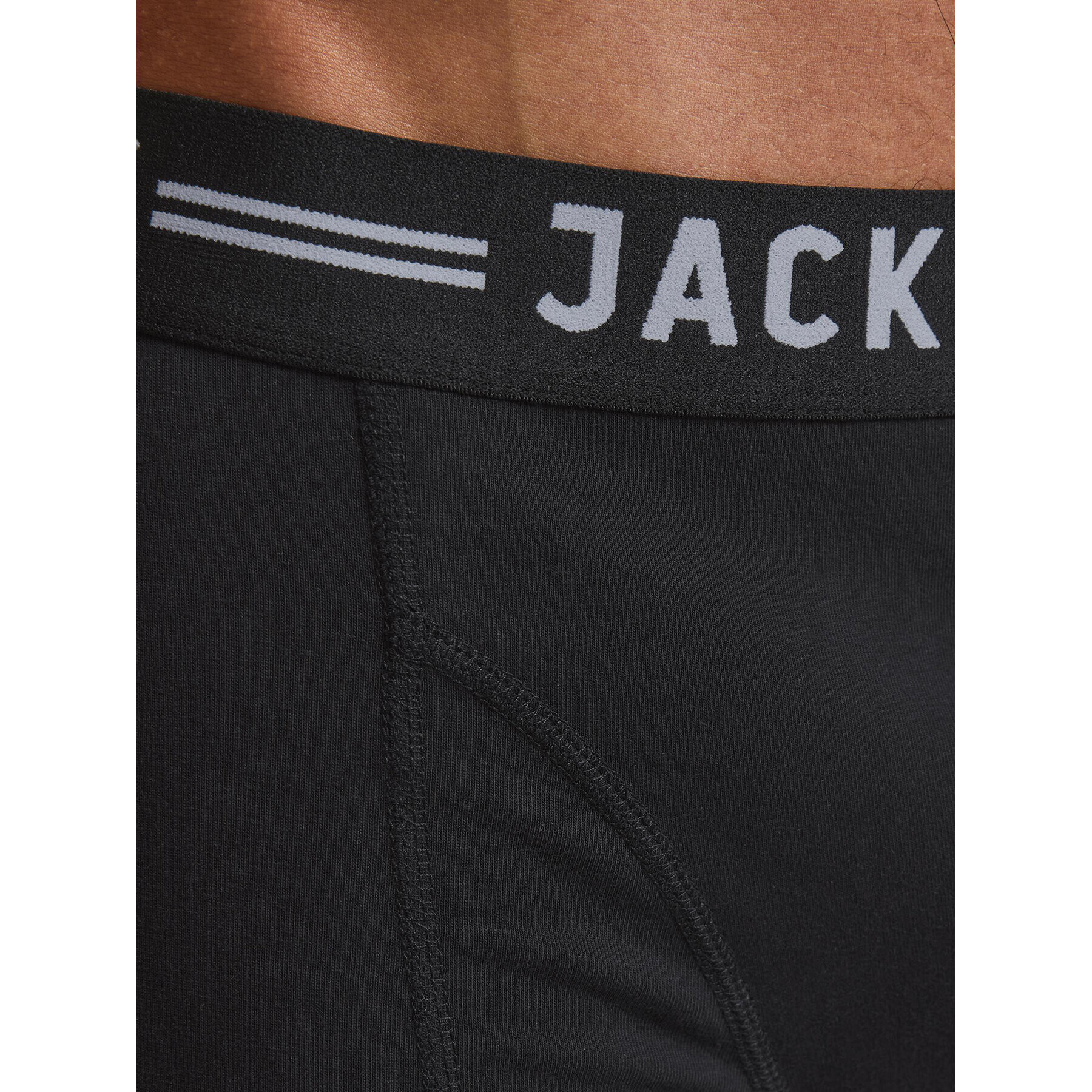 Jack&Jones Set 3 perechi de boxeri Sense 12081832 Negru - Pled.ro