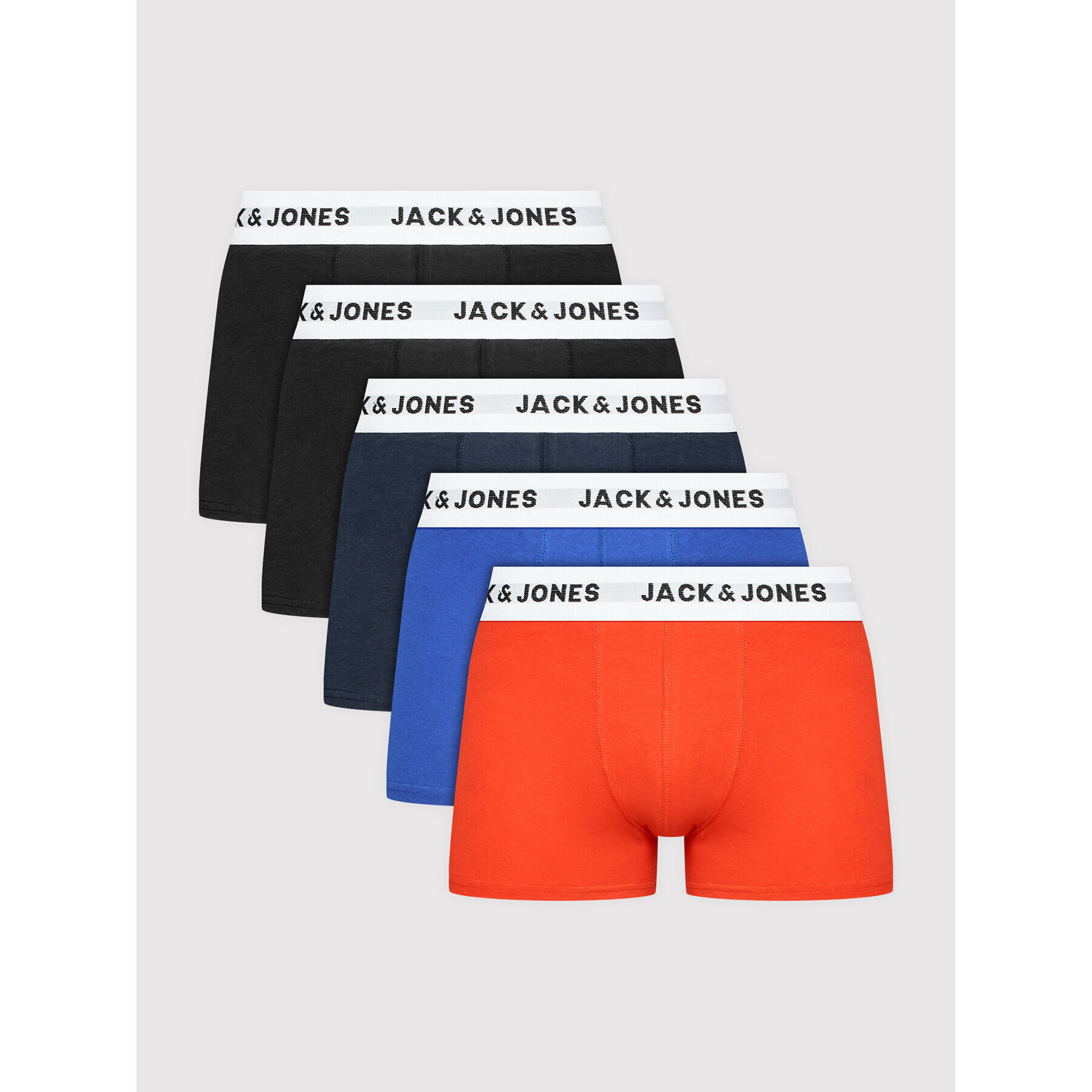 Jack&Jones Set 5 perechi boxeri 12182064 Colorat - Pled.ro