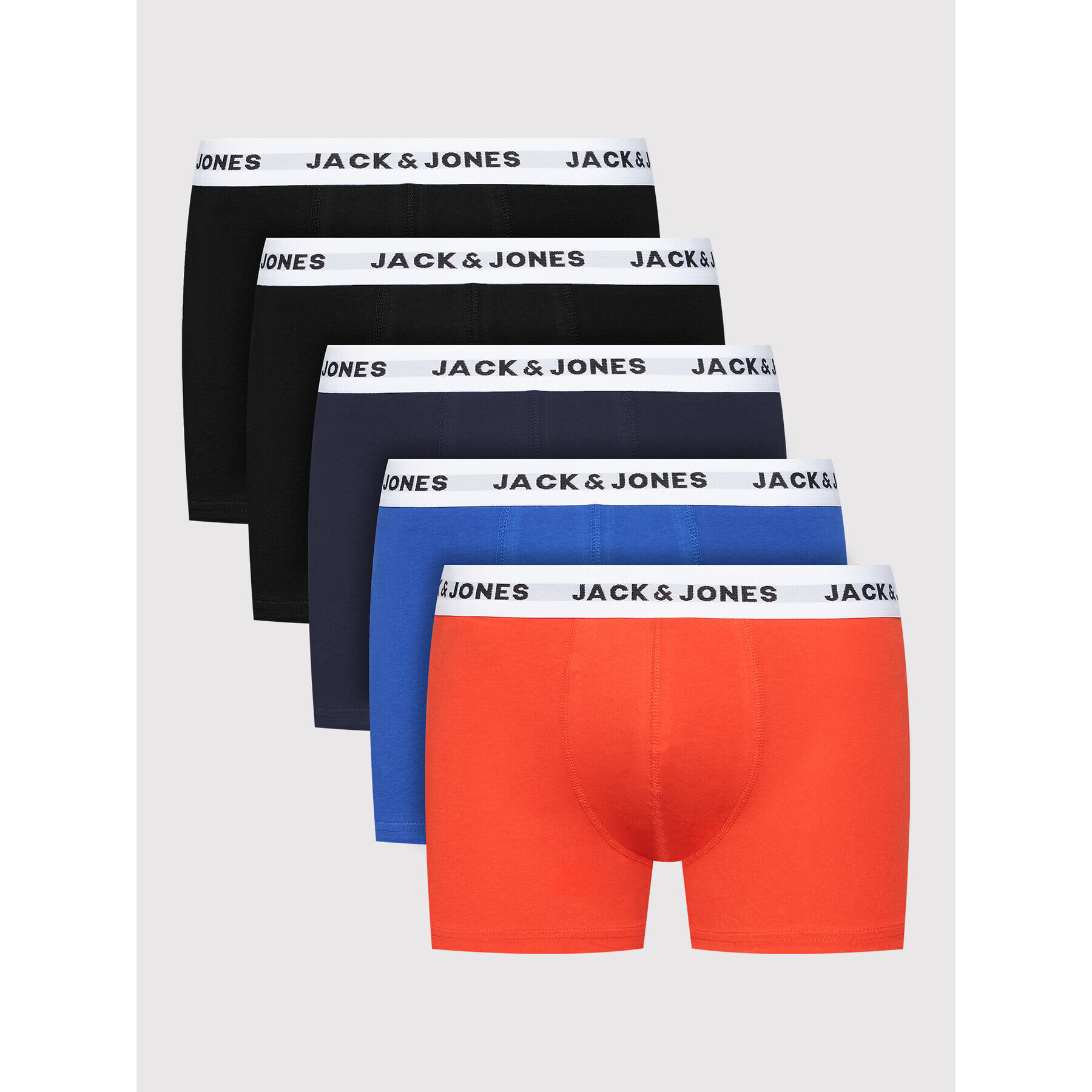 Jack&Jones Set 5 perechi boxeri 12188762 Colorat - Pled.ro