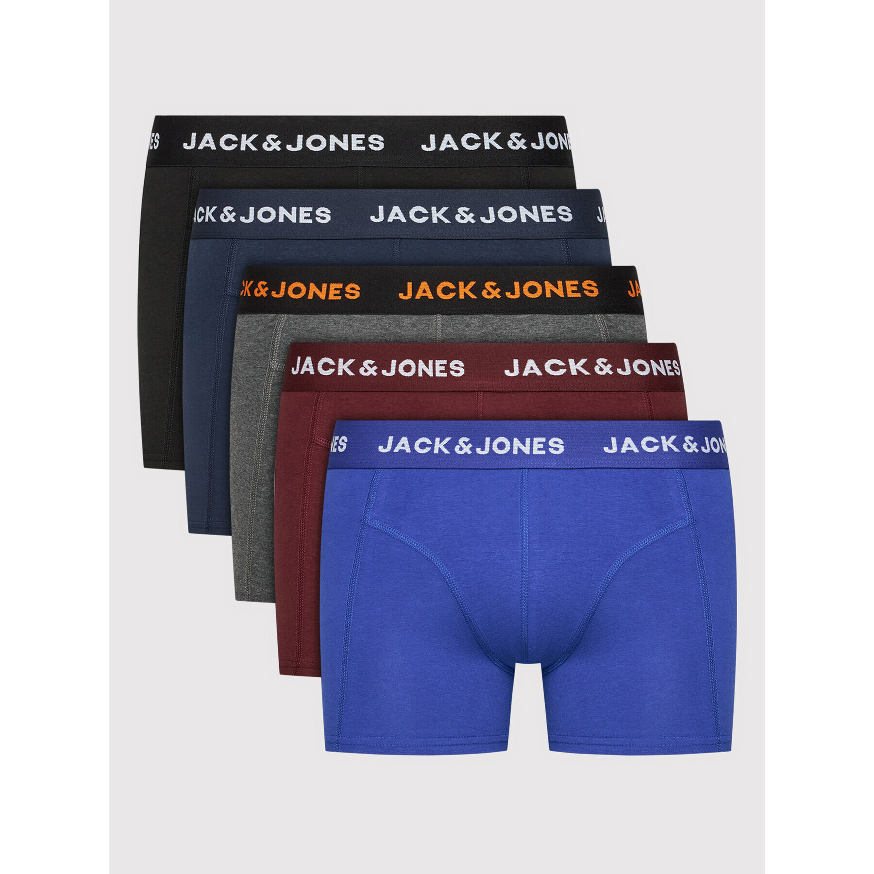 Jack&Jones Set 5 perechi boxeri Black Friday 12167028 Colorat - Pled.ro